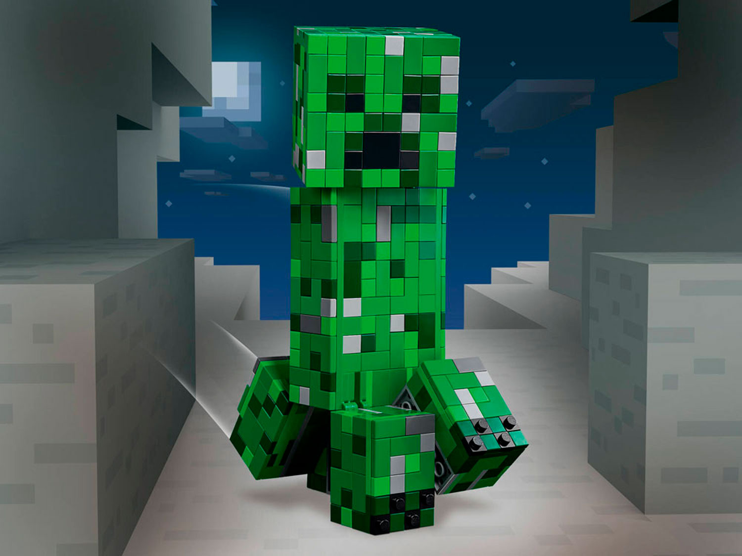 Конструктор LEGO Minecraft фигурка Крипера 665 дет. - фото 9