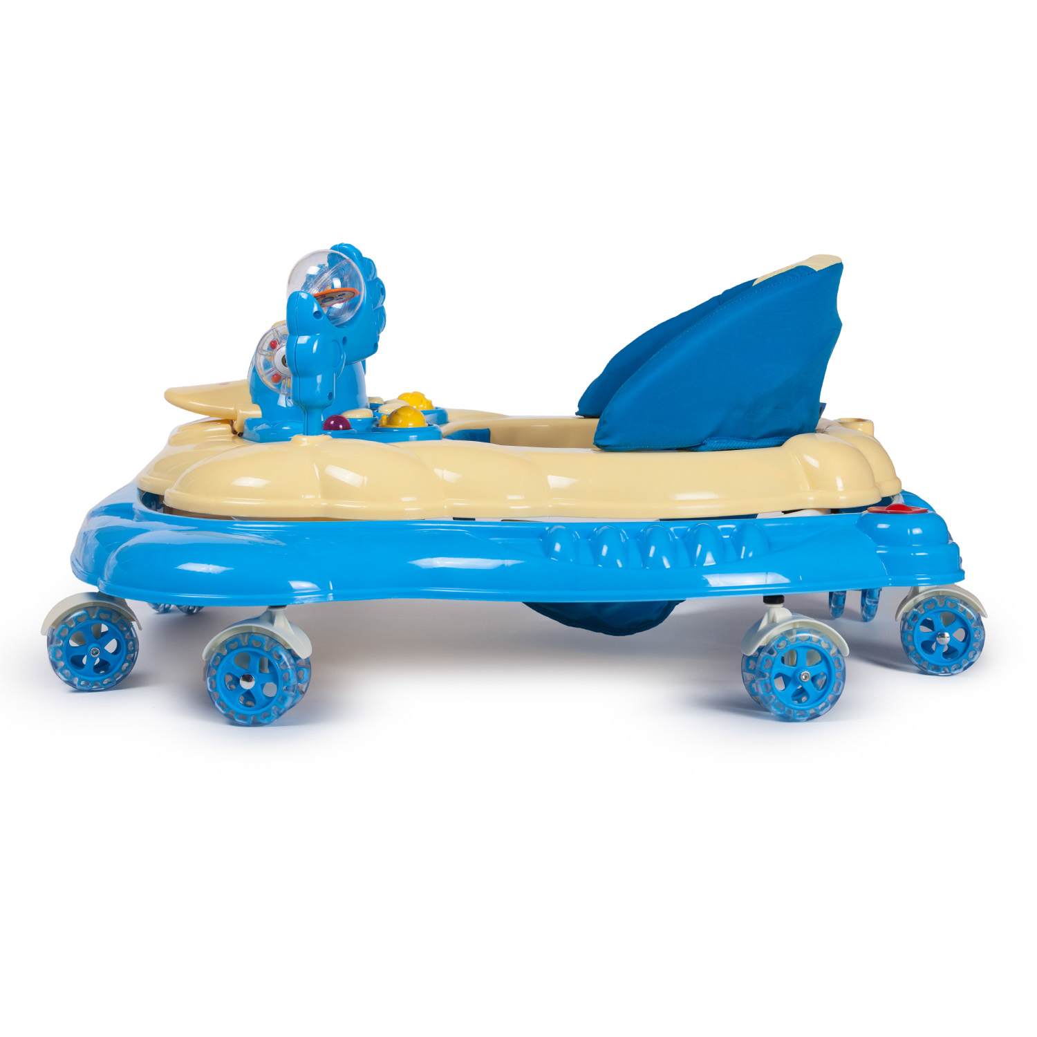 Ходунки Babyton QUACK цв. BLUE+BEIGE - фото 7