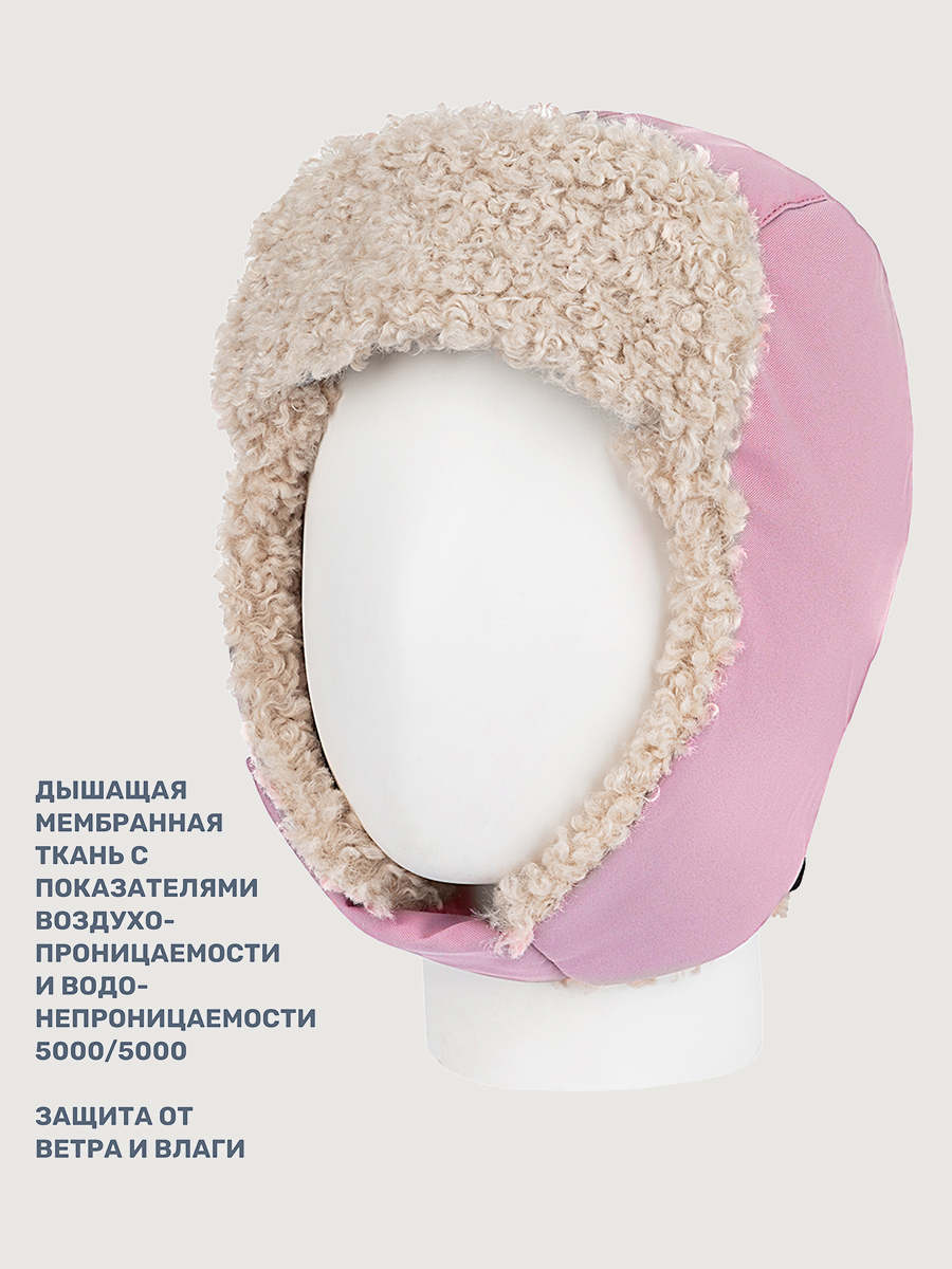 Шапка NIKASTYLE 11з16325 орхидея - фото 3