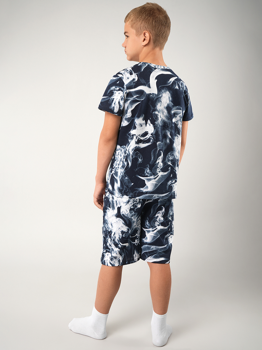 Домашний костюм HappyFox HF4872SPдым.на.т.синем - фото 7