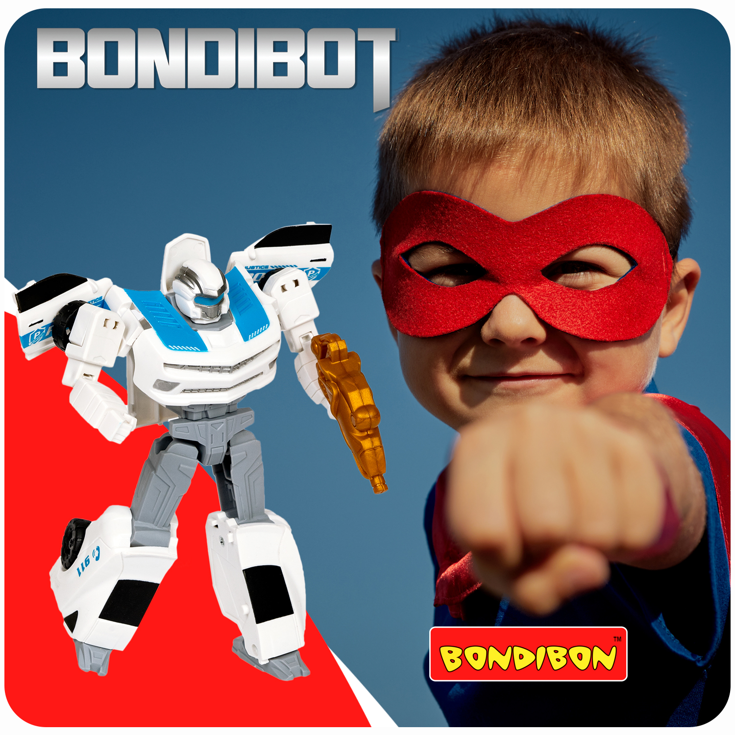 Фигурка Bondibon трансформер Робот Машина 2в1 - фото 11