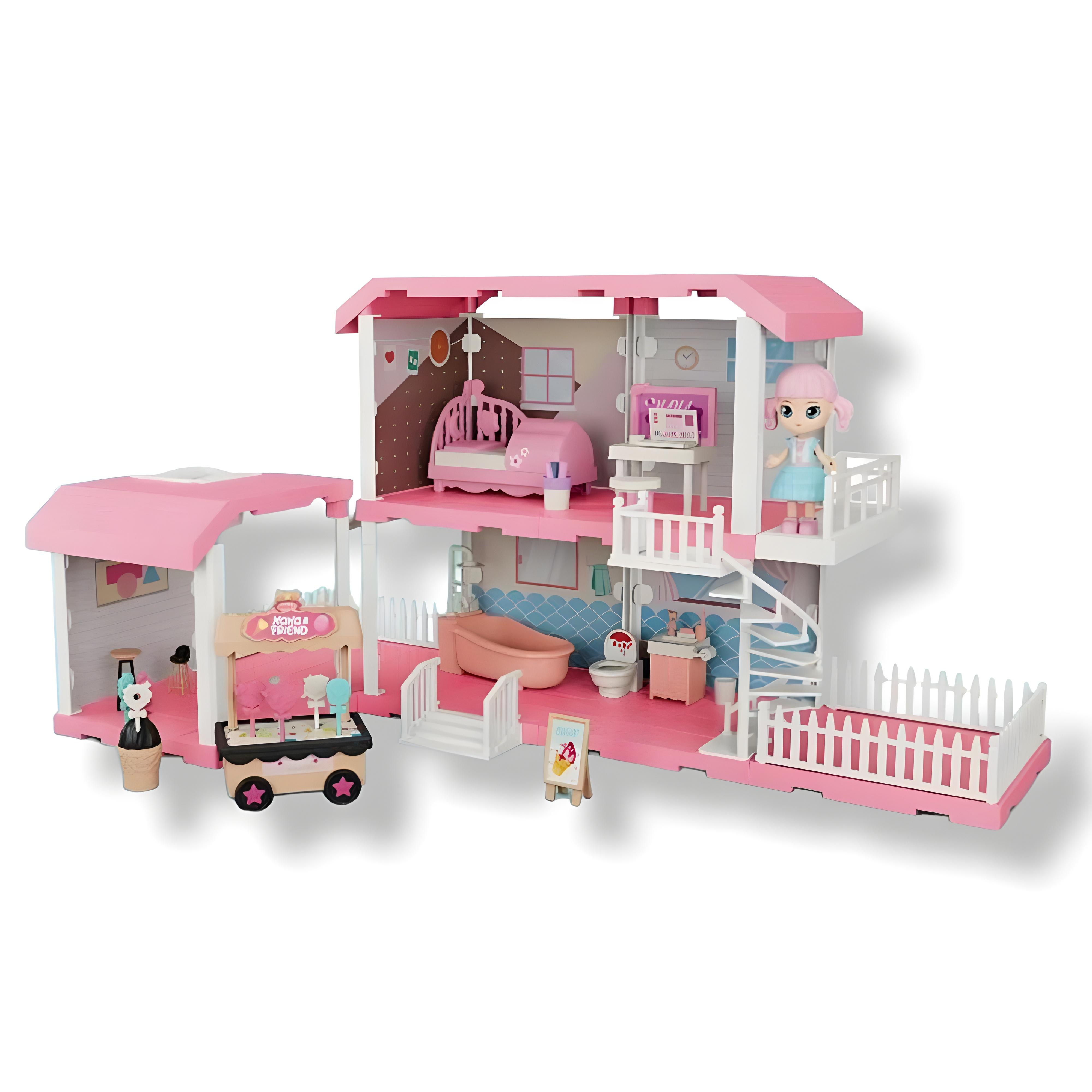 Домик для кукол SHARKTOYS 56 см с мебелью 11500002 - фото 3