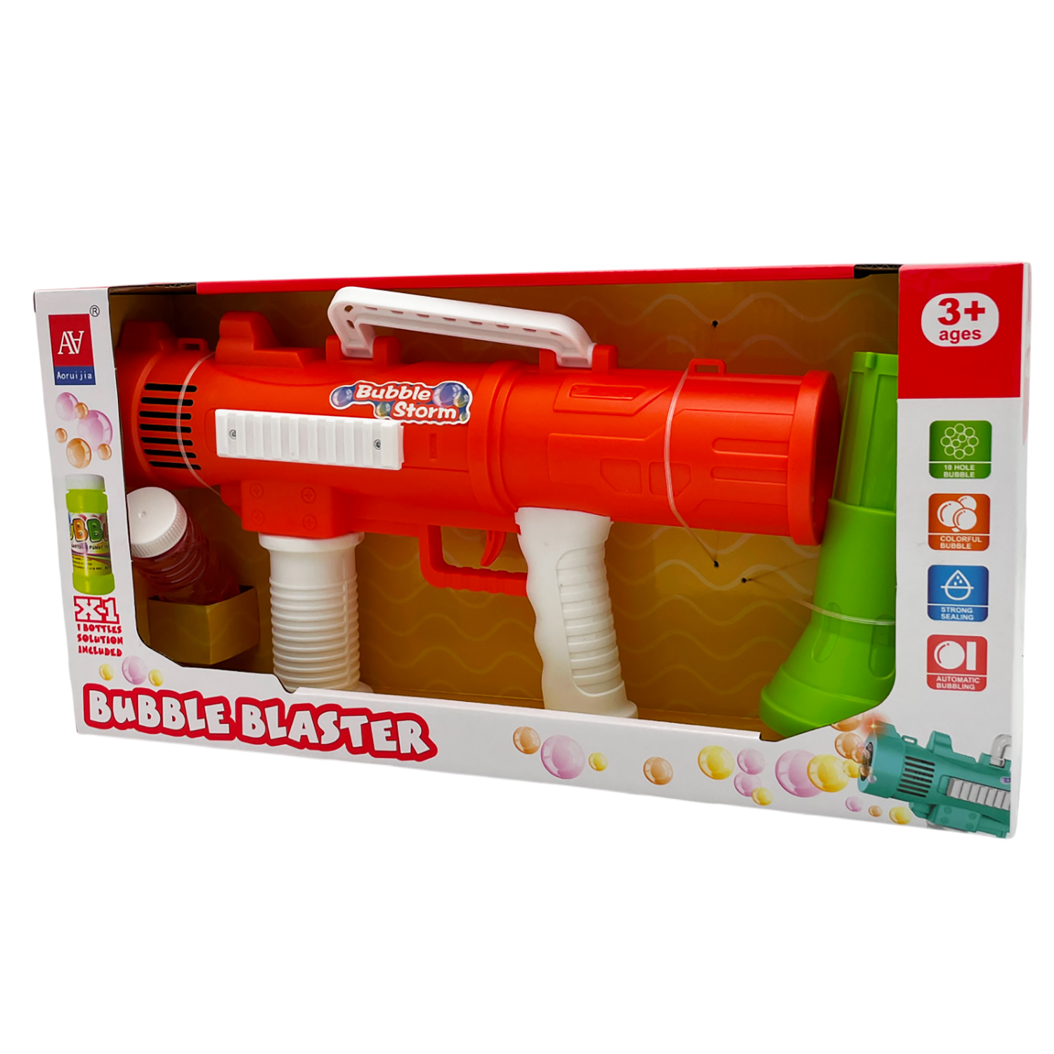 Пистолет для выдувания Zhorya Бластер Bubble Blaster - фото 6