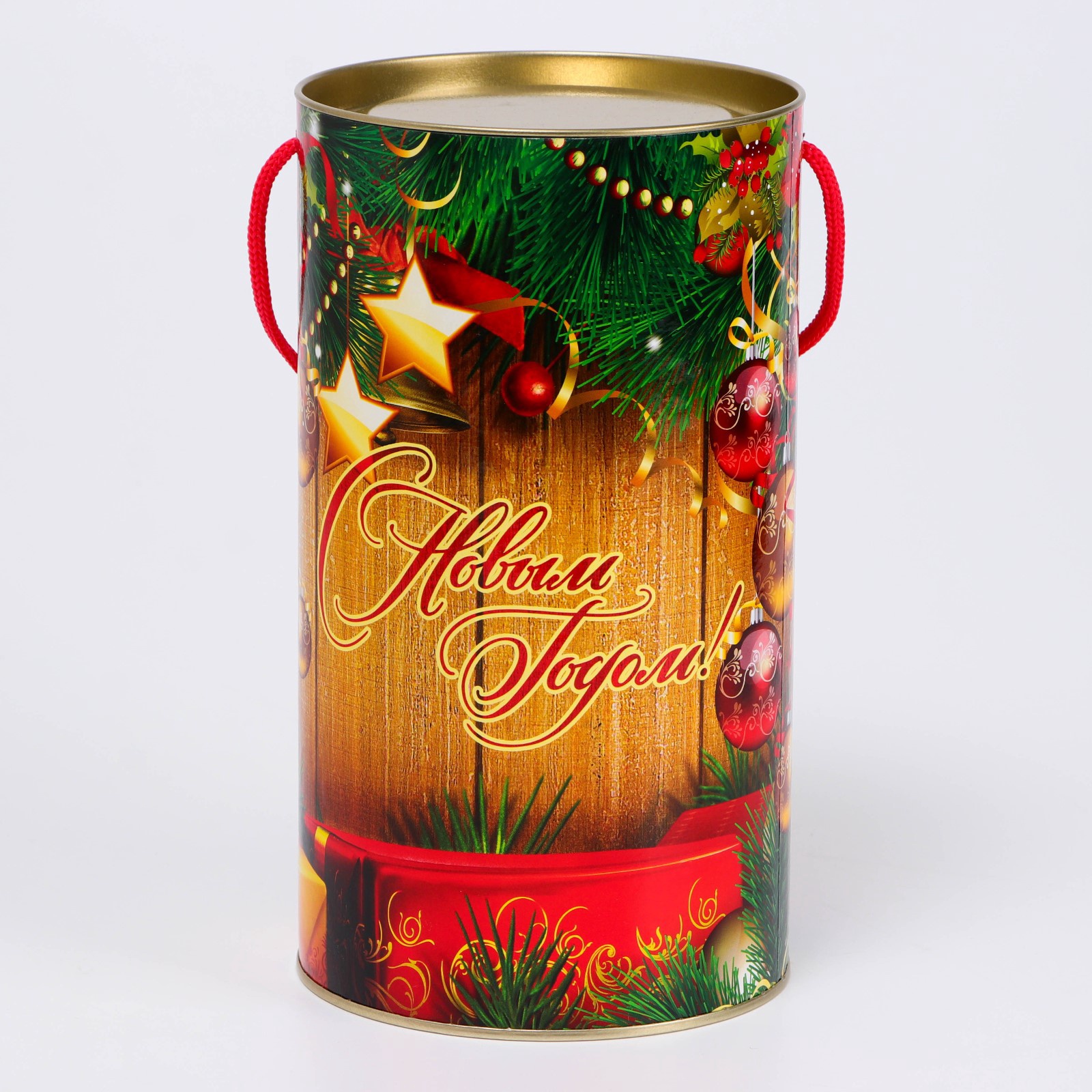 Подарочная коробка Sima-Land тубус «Подарки», 120 х 220 мм - фото 3