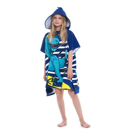 Пончо-полотенце EziKIDS Динозавр 75*150