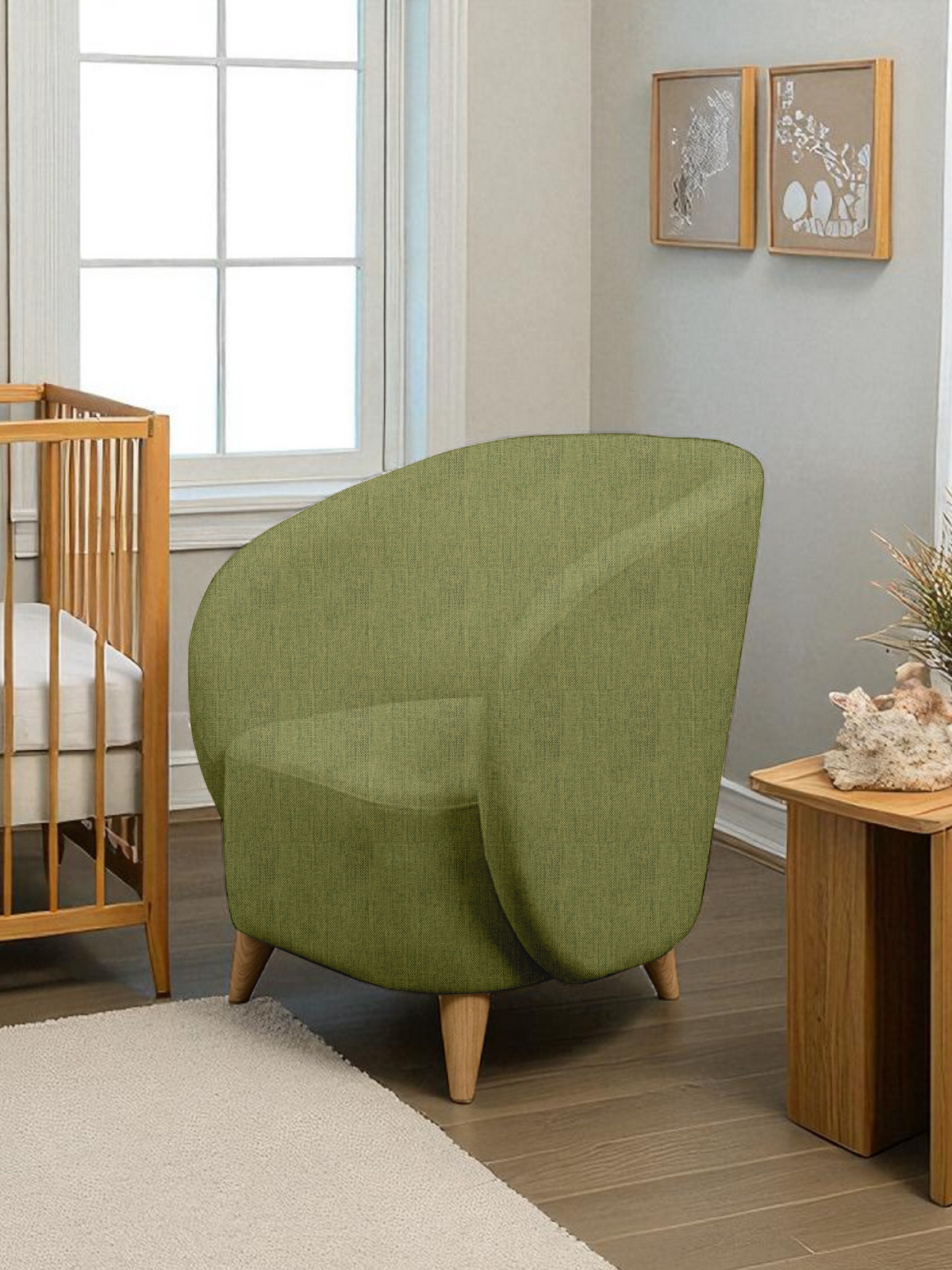 Кресло Уютная среда К300 зеленый - фото 10