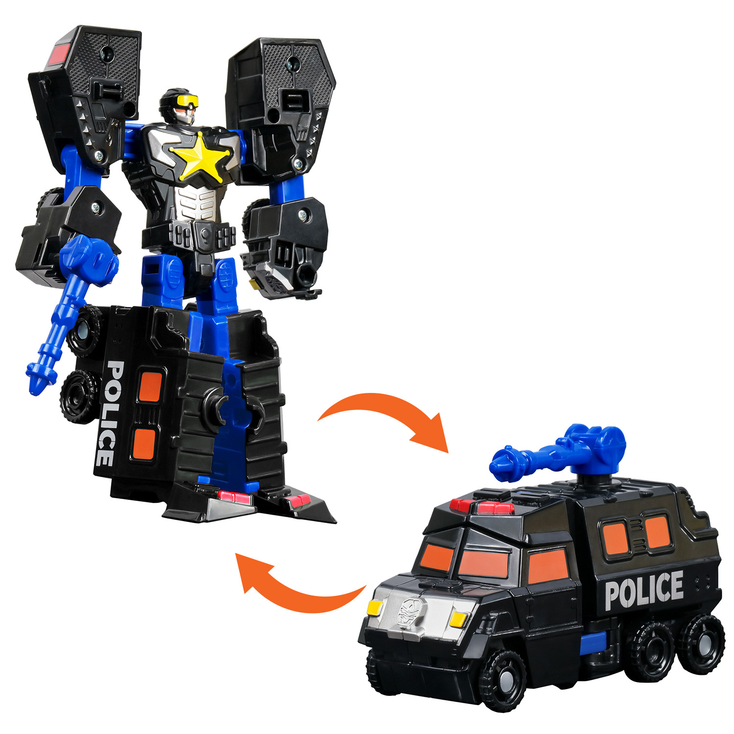 Игровой набор Hello Carbot Трансформер Ricops 16 см S7 - фото 6