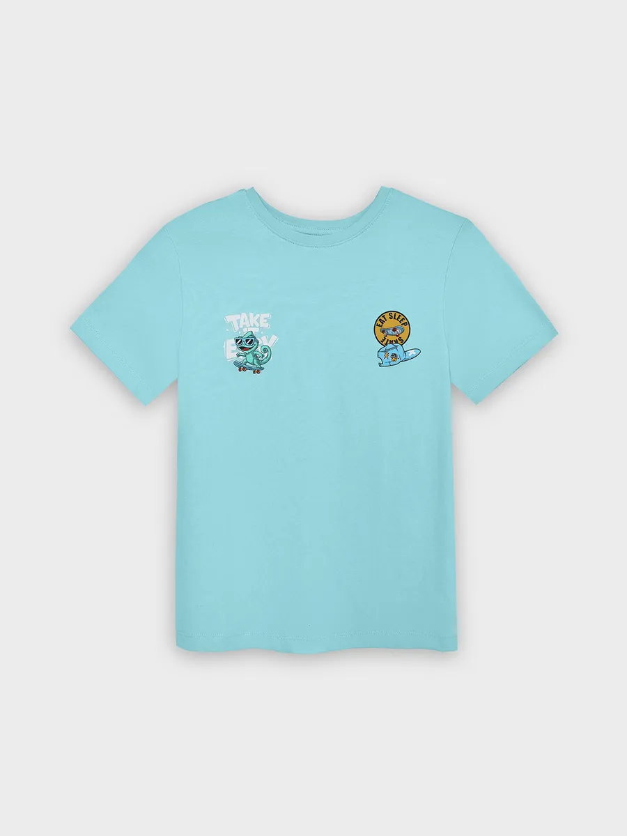 Пижама Mark Formelle (Марк Формэль) 563321/морские блики +хамелеоны на морских бликах - фото 6