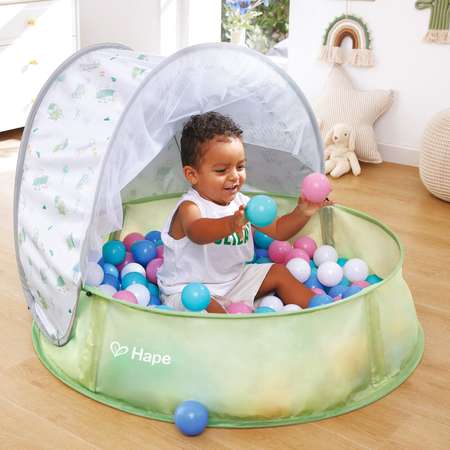Детский сухой бассейн Hape «‎Пляж» с тентом