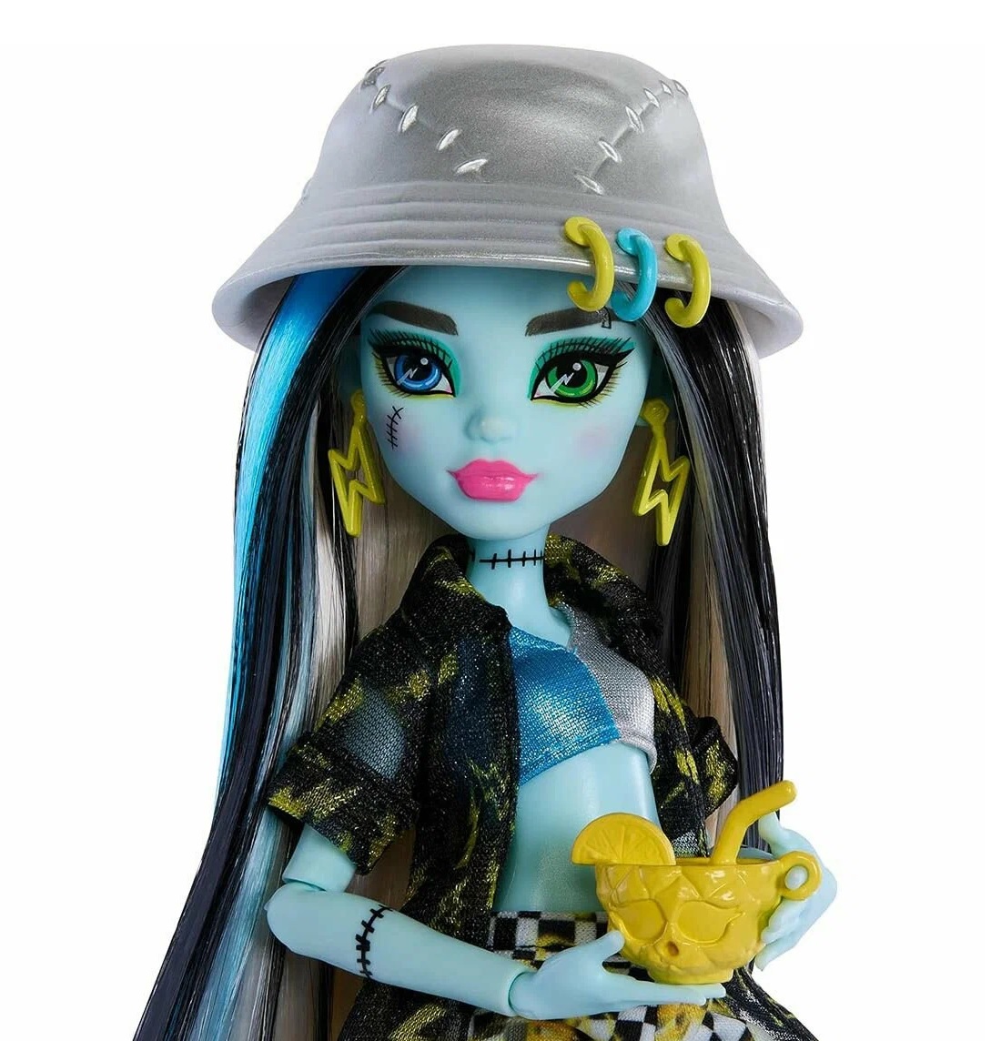 Кукла модельная Monster High Scare Adise Island Френки Штейн остров страха высота 30 см HRP68 - фото 3
