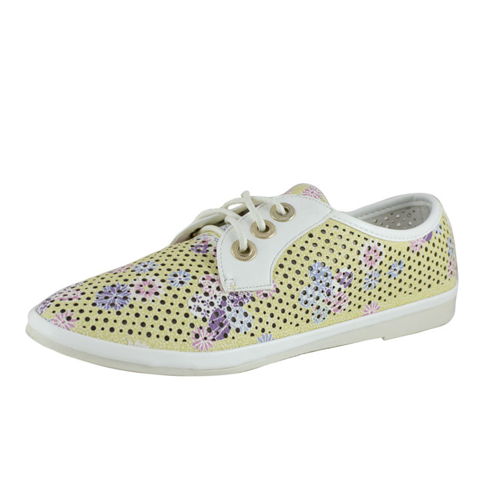 Туфли BEST.A 967110/01-01-OV BESTA Кеды для девочки,желтый - фото 1