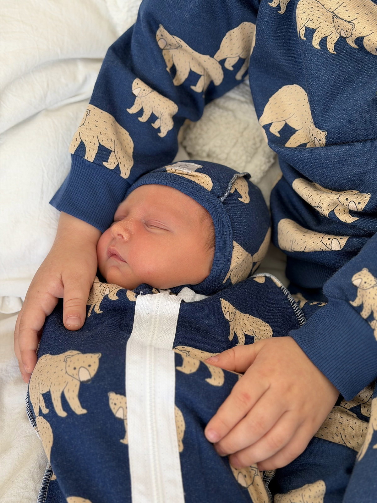 Конверт пеленальный (кокон) Mjolk голубой - фото 4