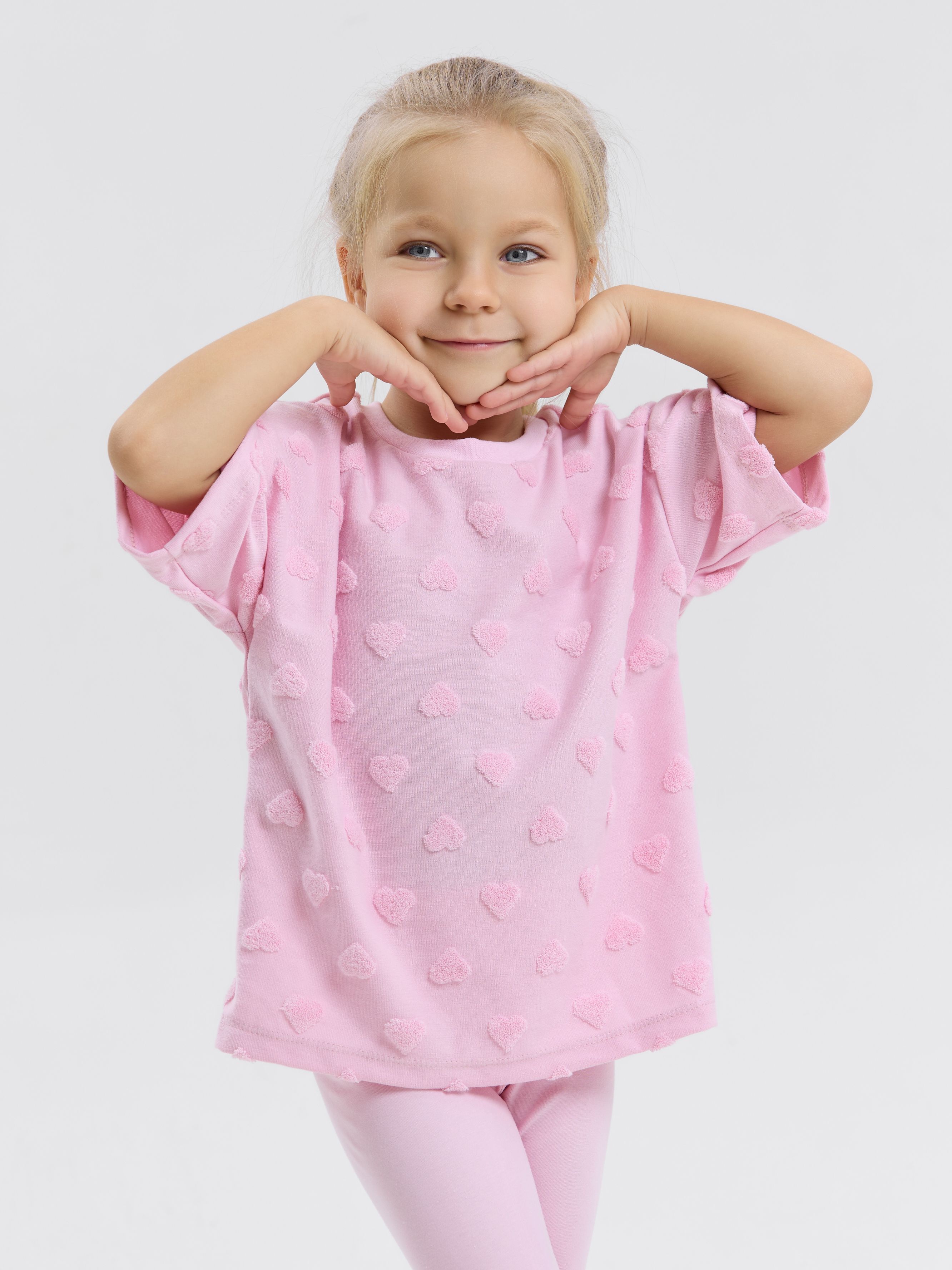 Футболка и леггинсы LEVA костюм_Томми_розовый - фото 7