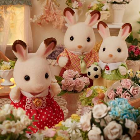 Игровой набор Sylvanian Families Семейство шоколадных кроликов