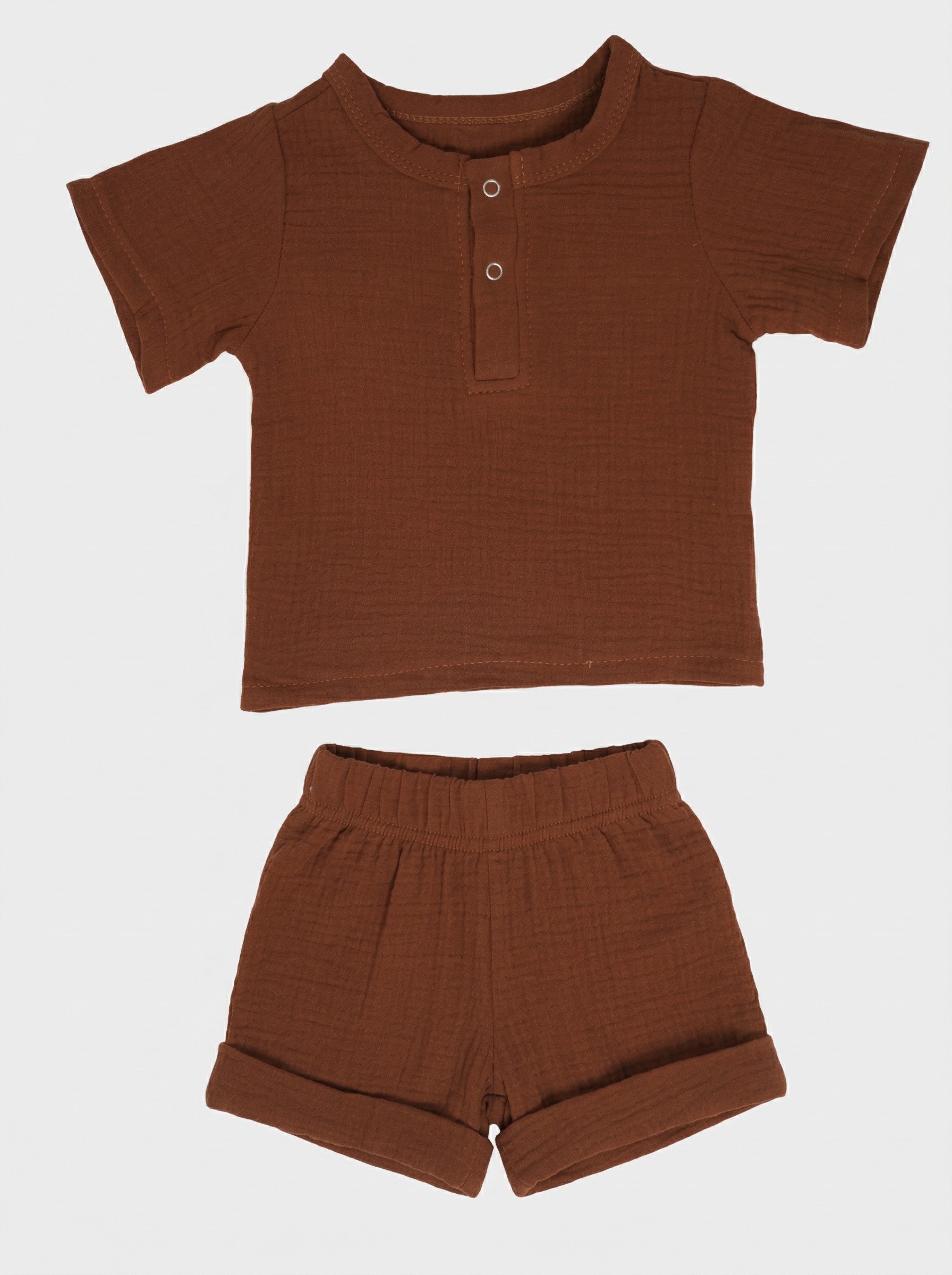 Костюм Супер Пупс кост/мус/рубшорты/шоколад - фото 1