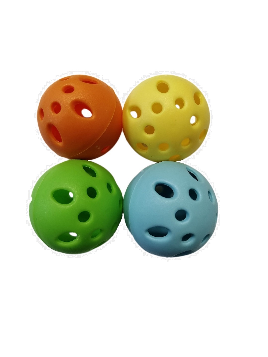 Набор мячиков для кошек 4 шт Lilli Pet Little ball игрушки-мячики для кошек 4 шт без колокольчиков - фото 1