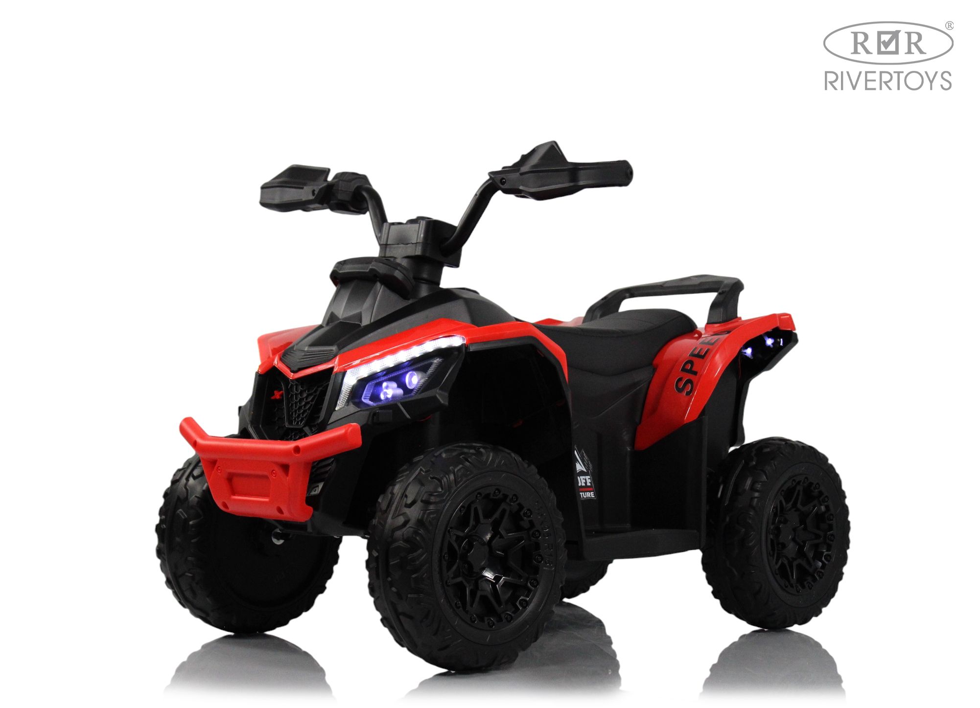 Электромобиль RIVERTOYS М202БХ-RED С пультом ДУ - фото 1