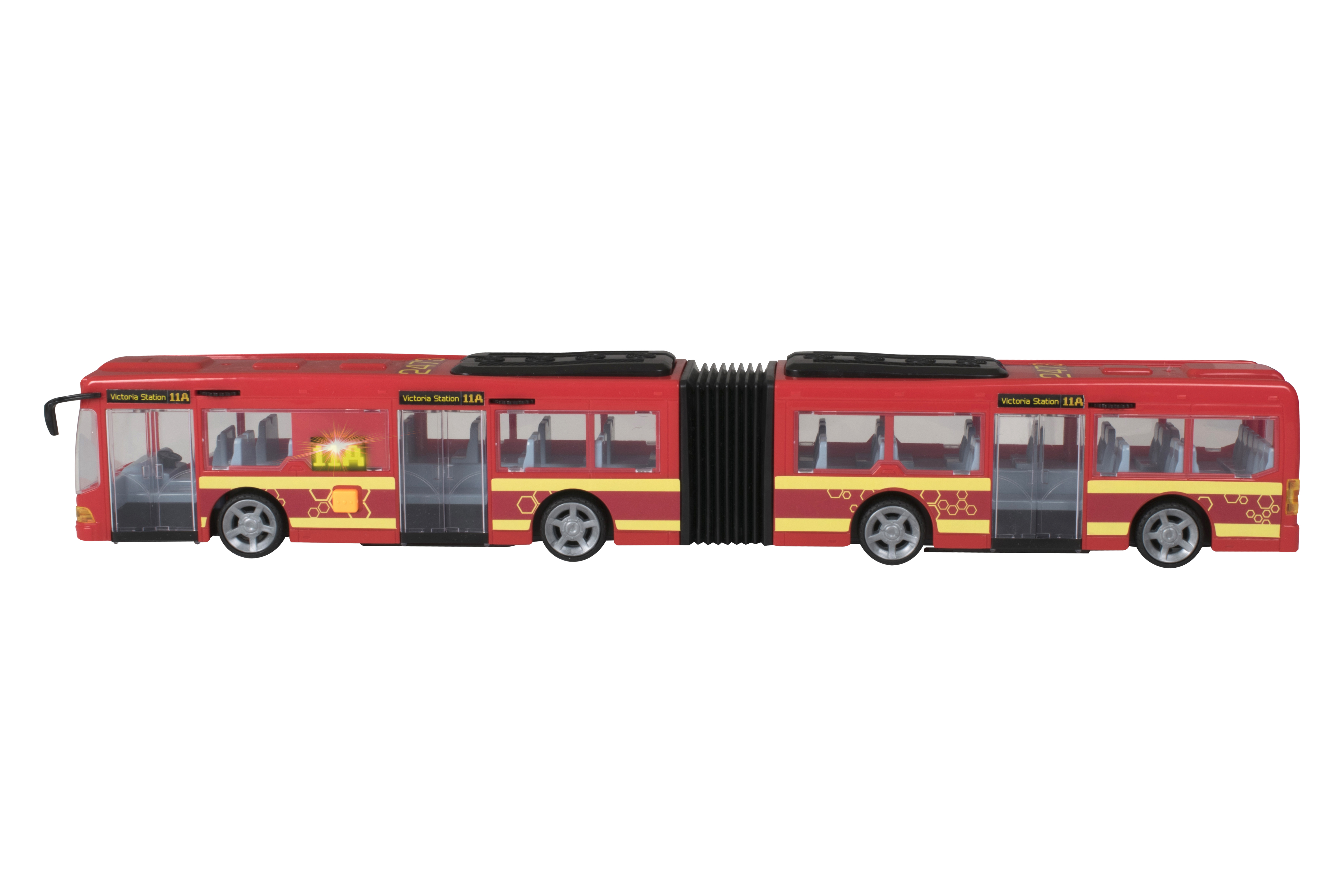 Автобус HTI с гармошкой со светом и звуком 1416566_2 - фото 3