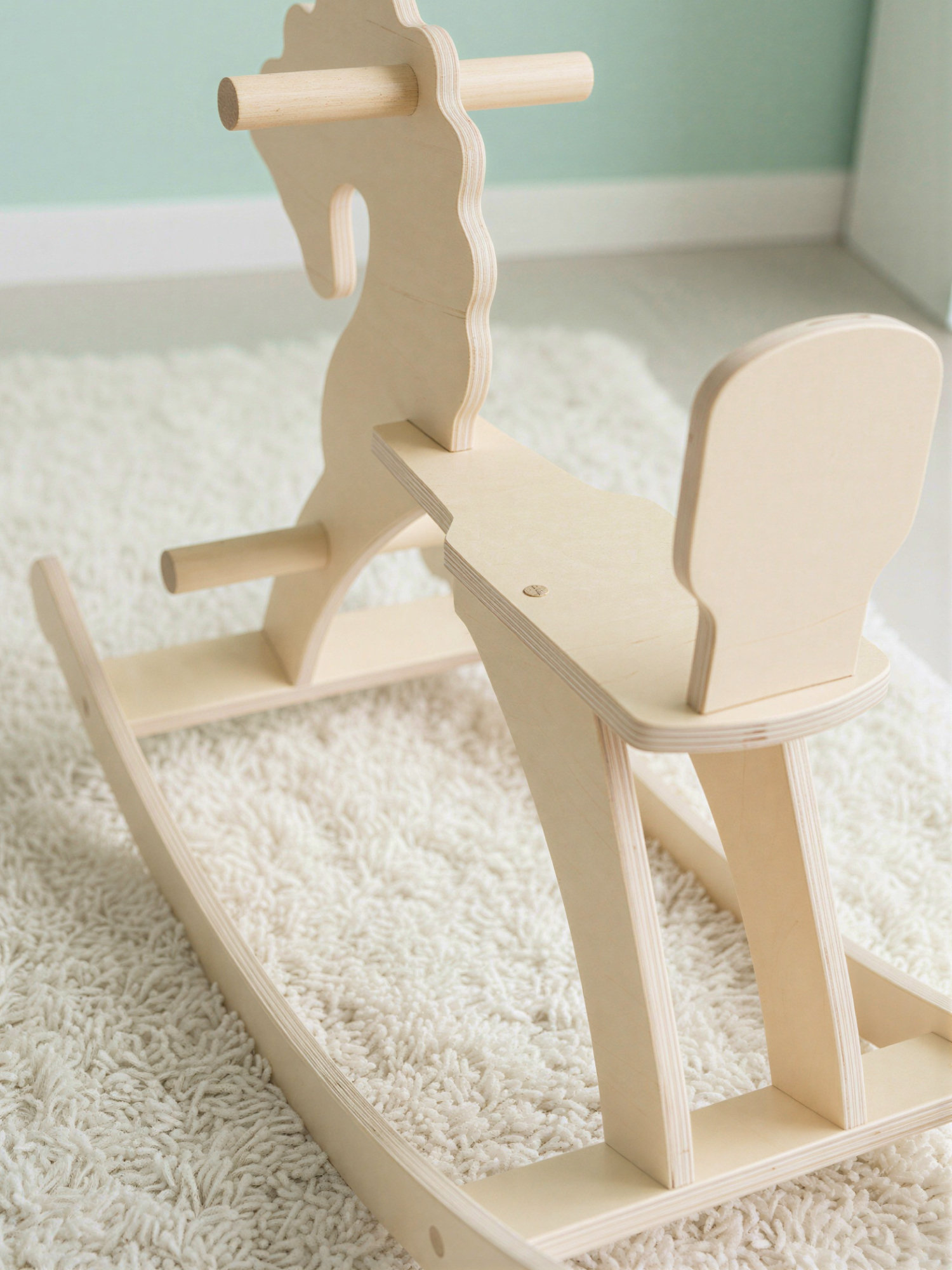 Качалка PAPPADO Лошадка бежевый - фото 9