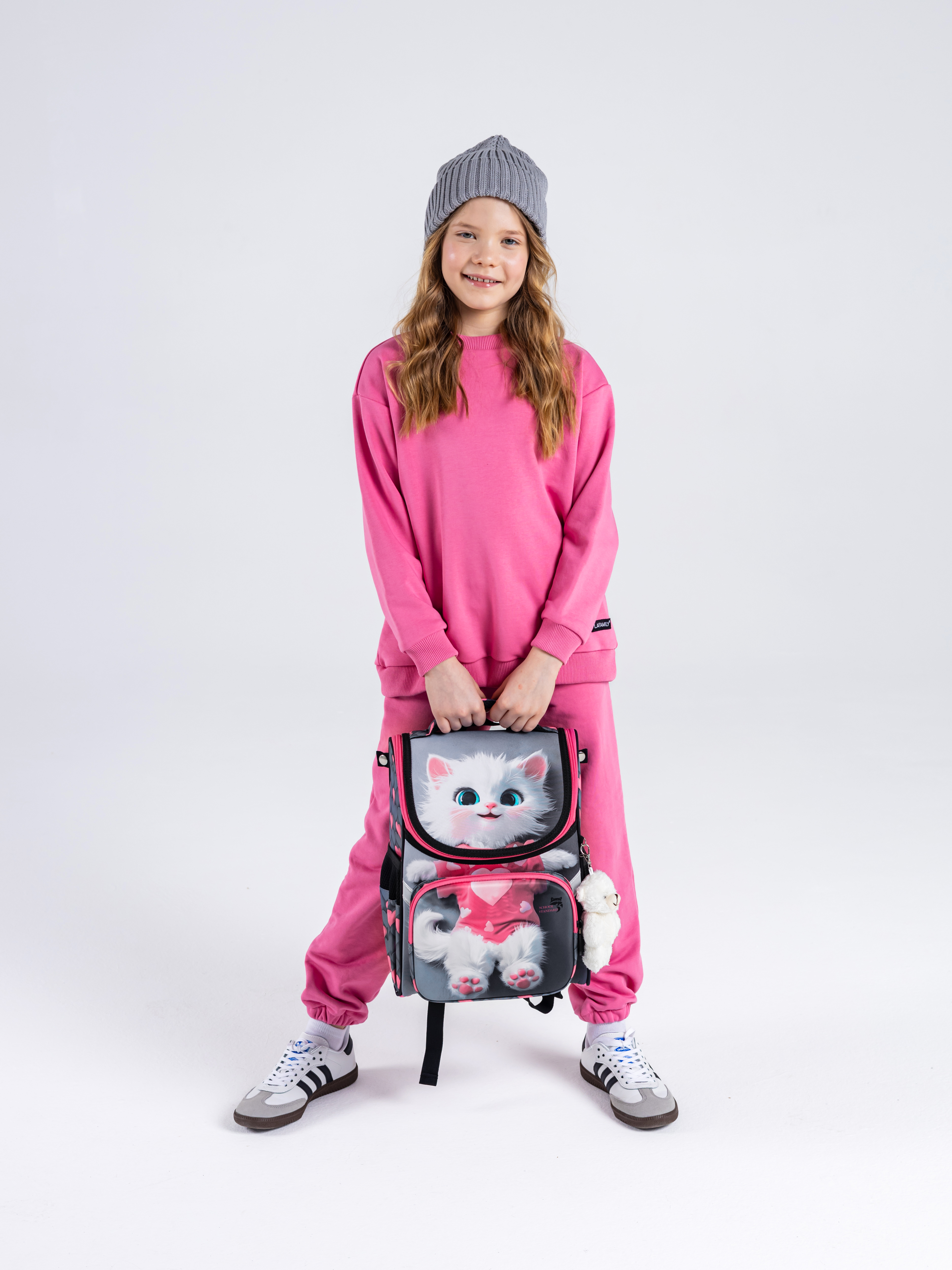 Ранец School Standard для девочки школы 4 в 1+ мишка - фото 2