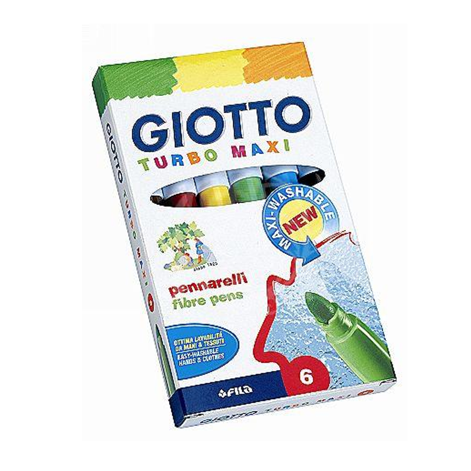Фломастеры Fila stationary 6 цв. - фото 1