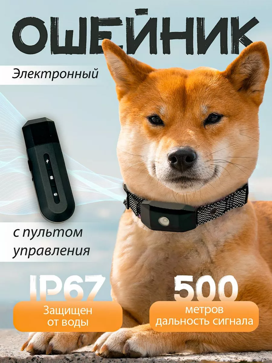 Электроошейник для собак SuperPets с пультом управления - фото 1