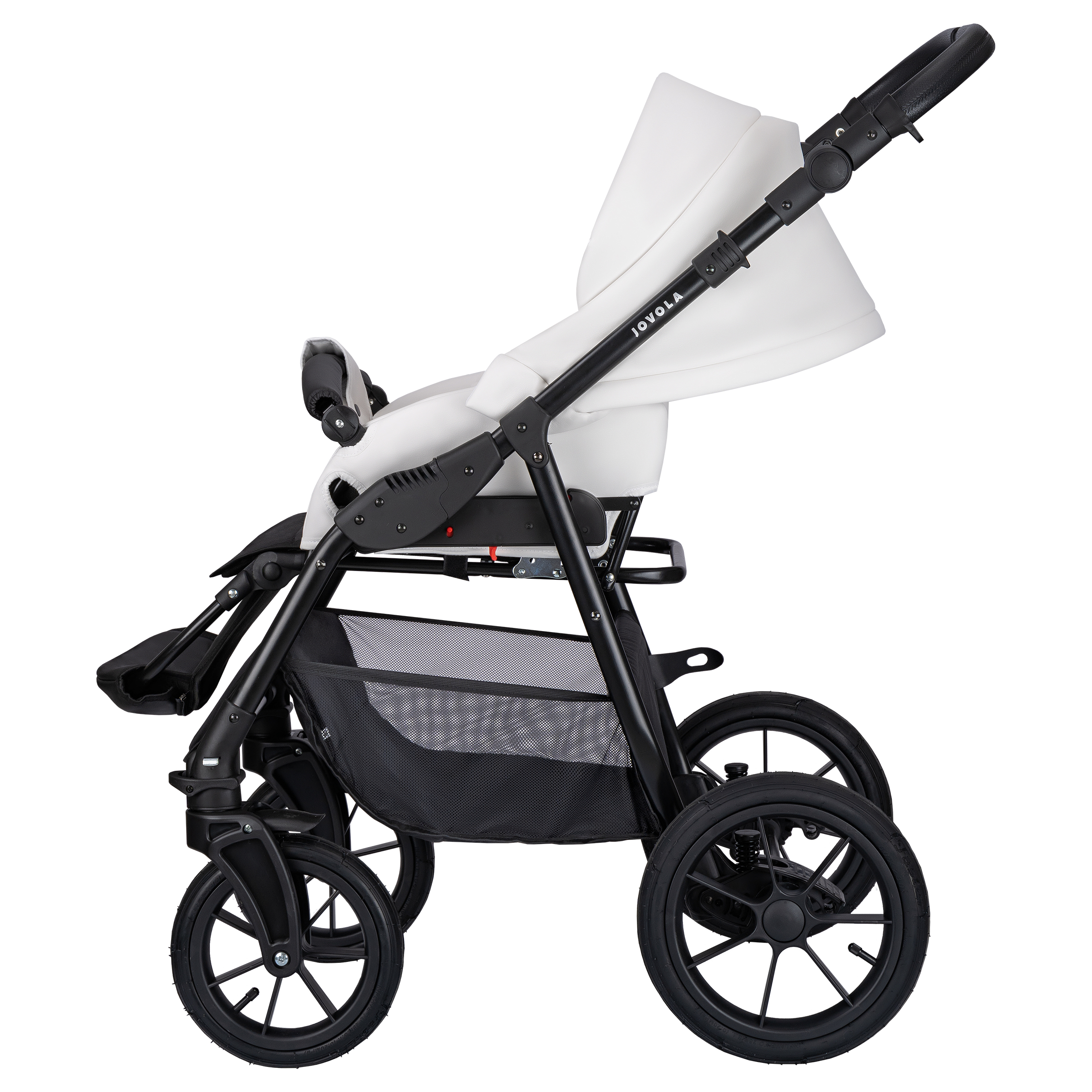 Коляска 2в1 JOVOLA Tessa Eco белый - фото 21