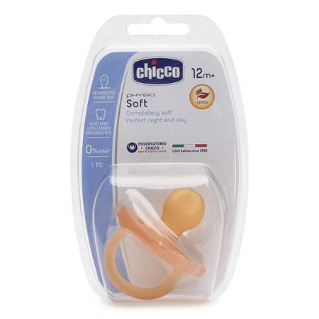 Пустышка Chicco латекс от 6 мес. 1 шт.