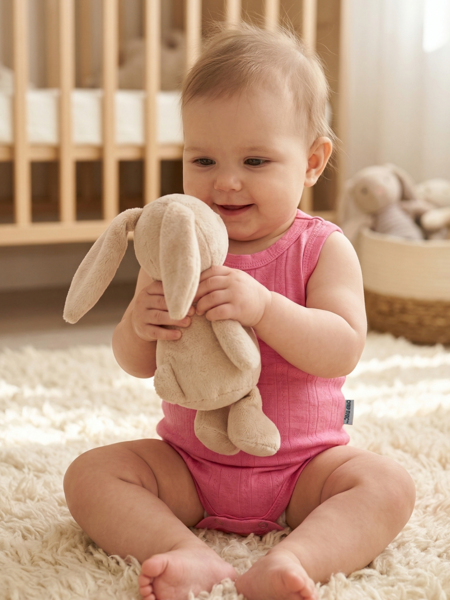 Боди 3 шт Супер Пупс нбр/3пр/бодимайка/белжелрозовый - фото 17