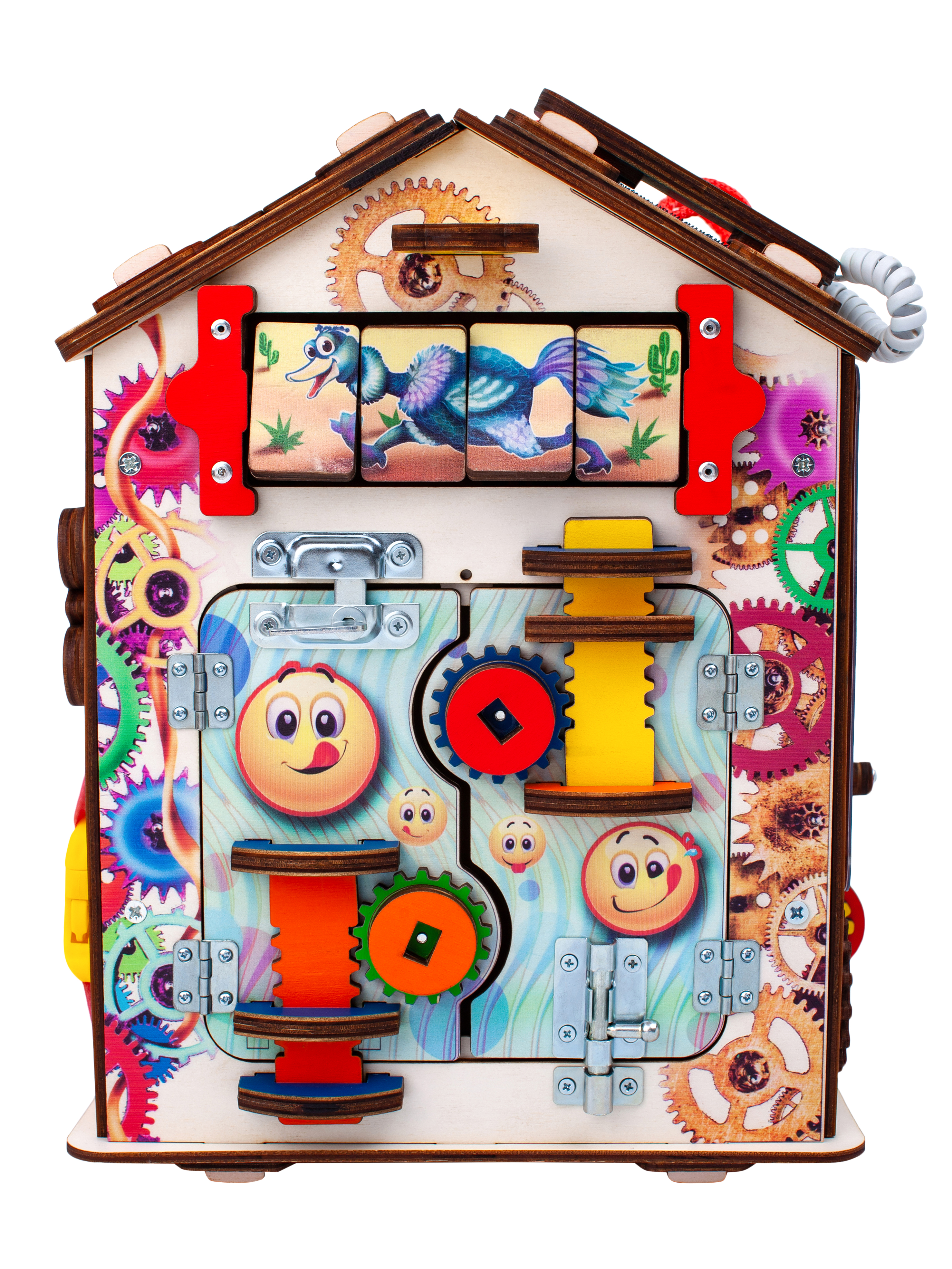 Игрушка Jolly Kids бизиборд Смайлик - фото 4