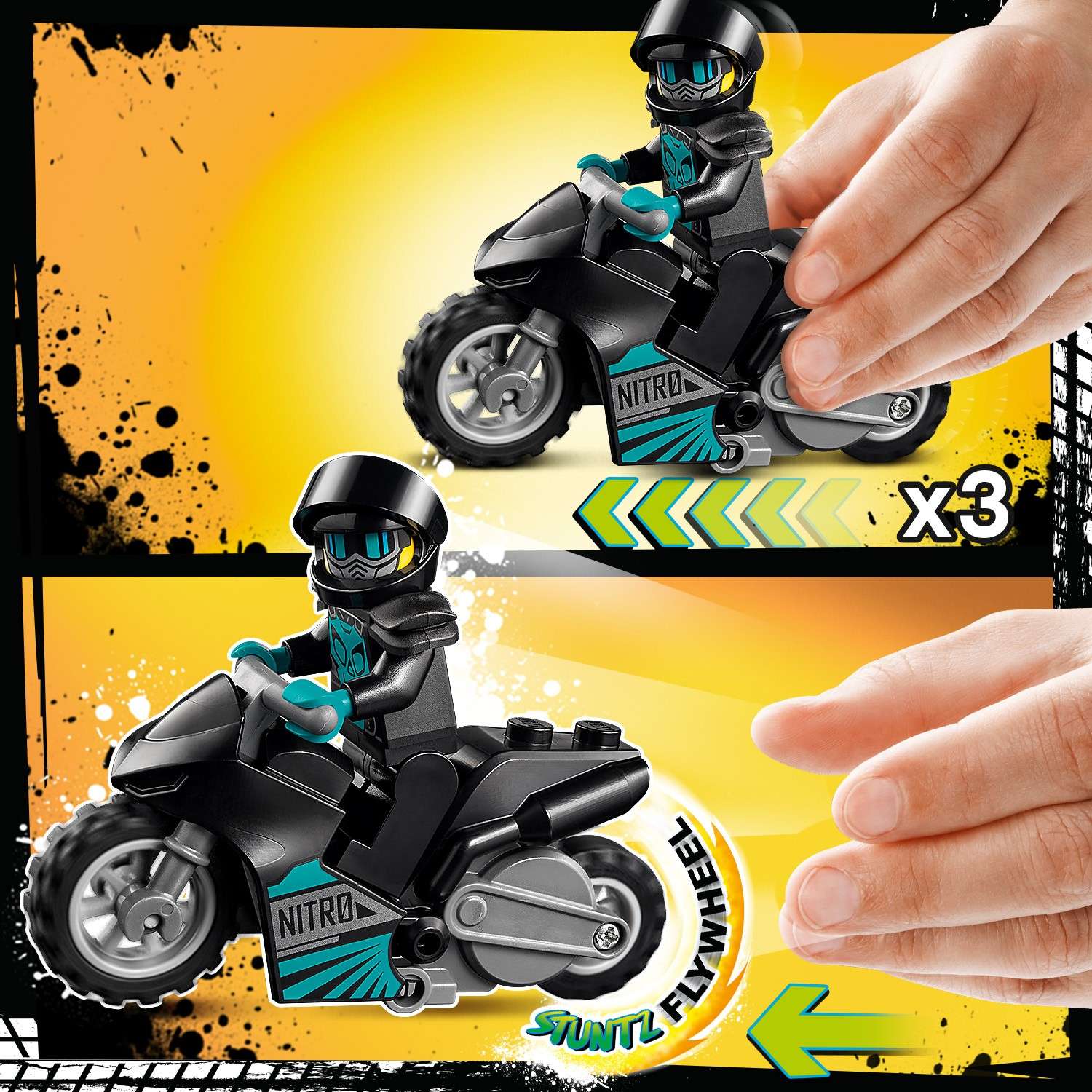 Конструктор LEGO City Грузовик для шоу каскадёров 420 дет. - фото 9