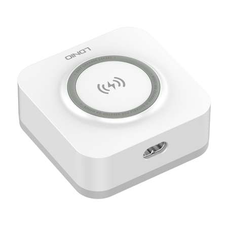 Зарядная станция LDNIO AW004 / 4×USB + беспроводное ЗУ Qi / QC 3.0+PD3 32W / белый