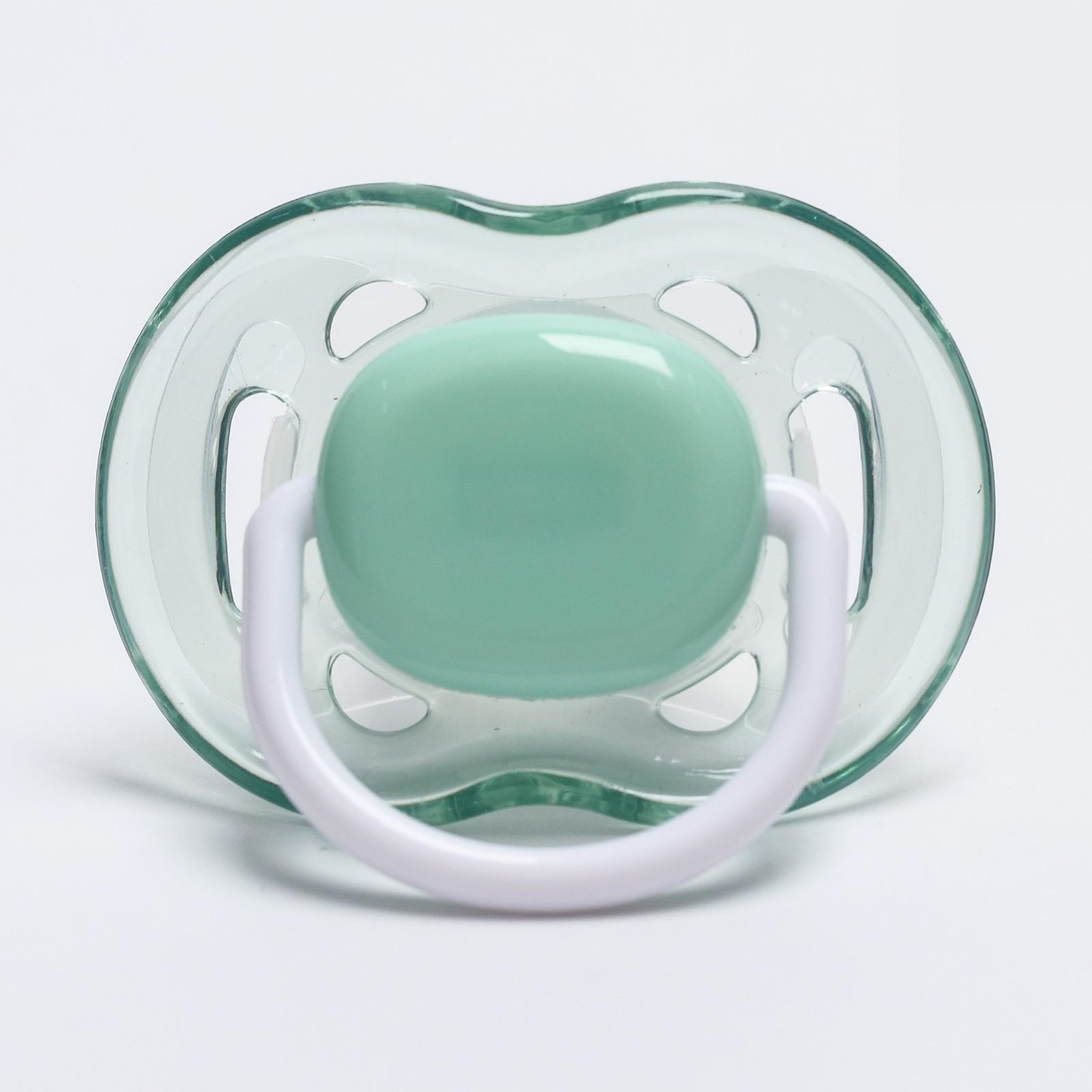 Пустышка Mum and Baby силикон ортодонтическая от 6 мес. 1 шт. - фото 1