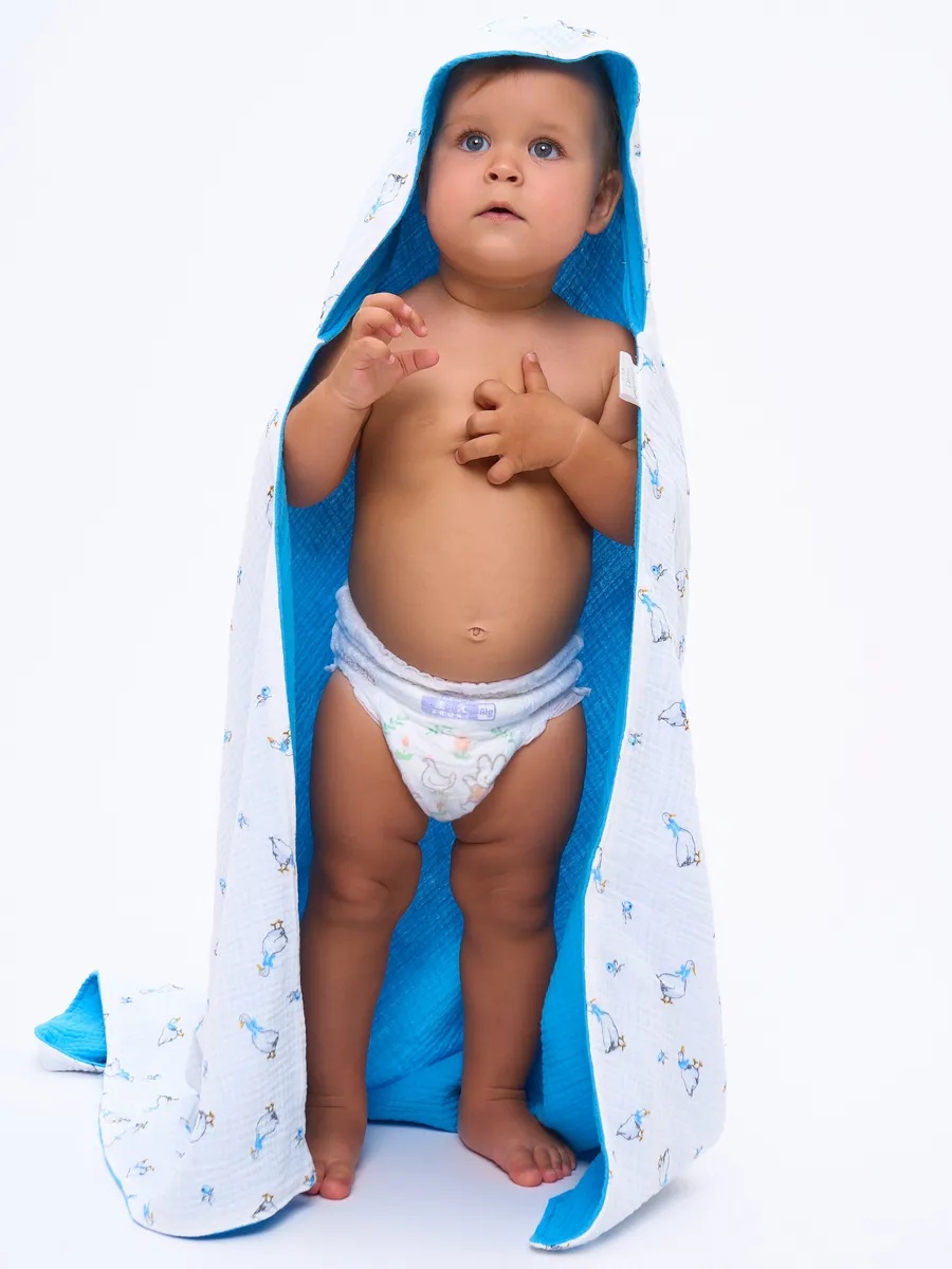 Полотенце Loo-Loo гусь 95 x 95 см 1 шт. - фото 9