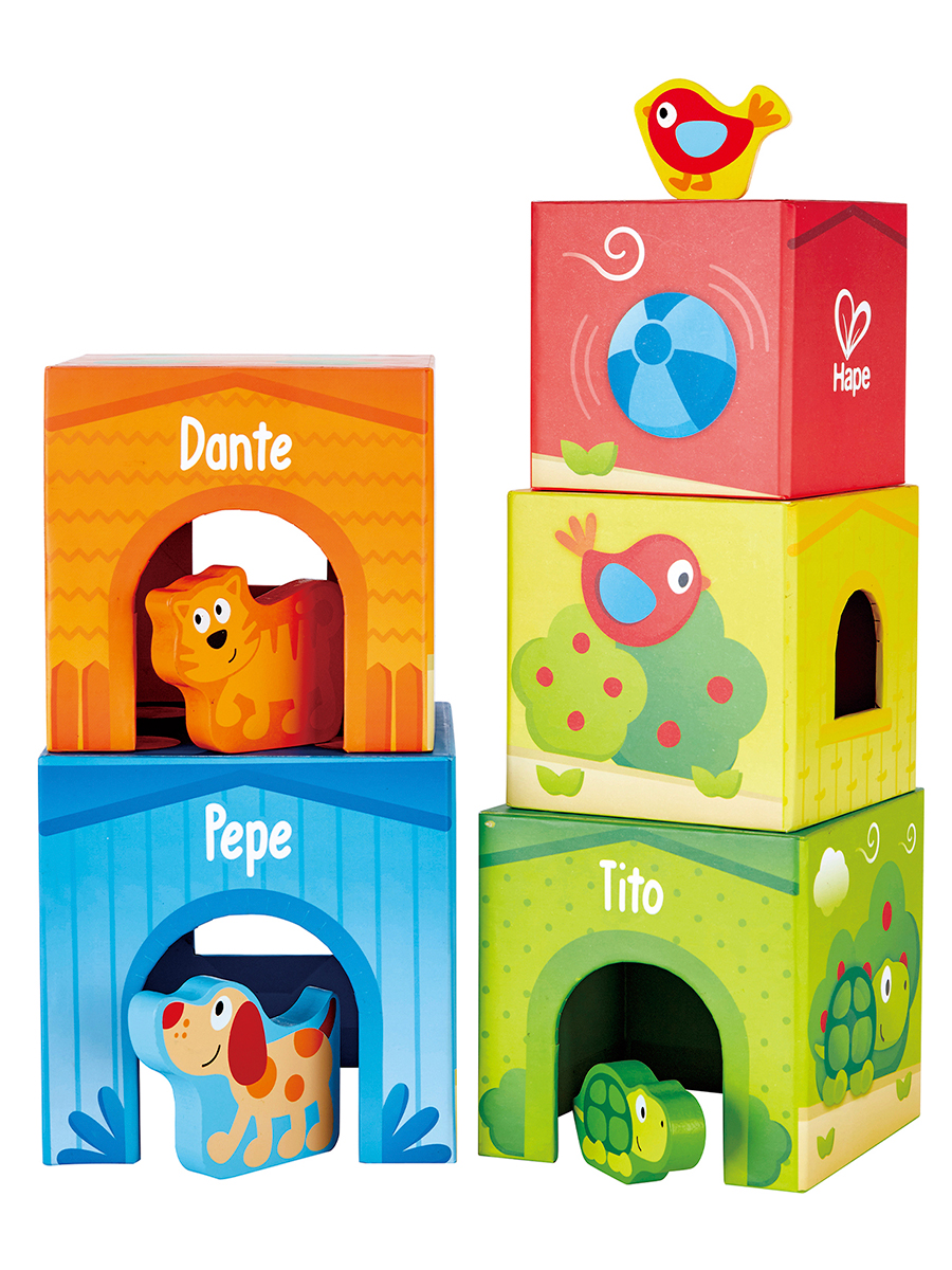 Игрушка Hape кубики Кубики Башня Дружбы - фото 5