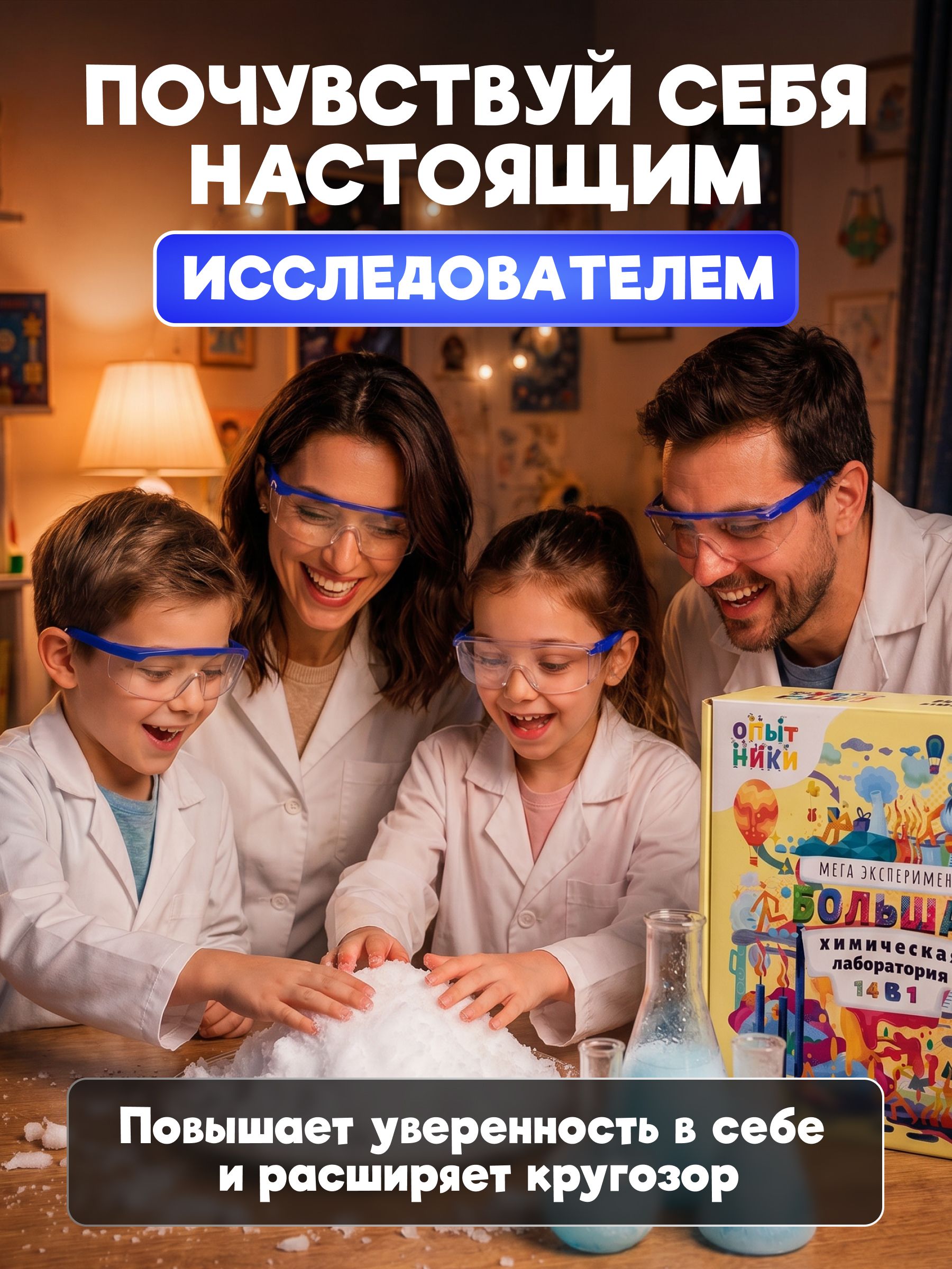 Набор для опытов Наукасити Опытники 14 в 1 - фото 12