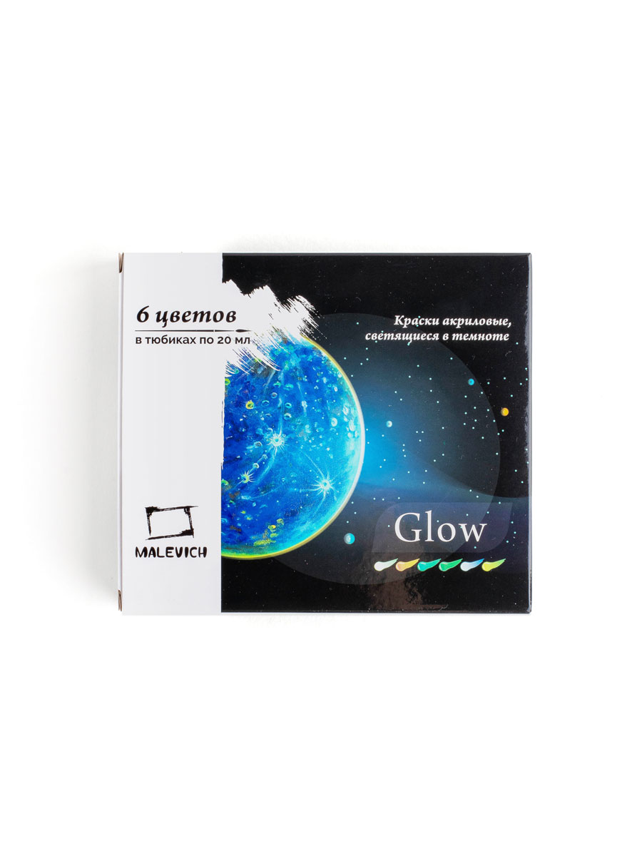 Краски акриловые Малевичъ 6 цв. - фото 14