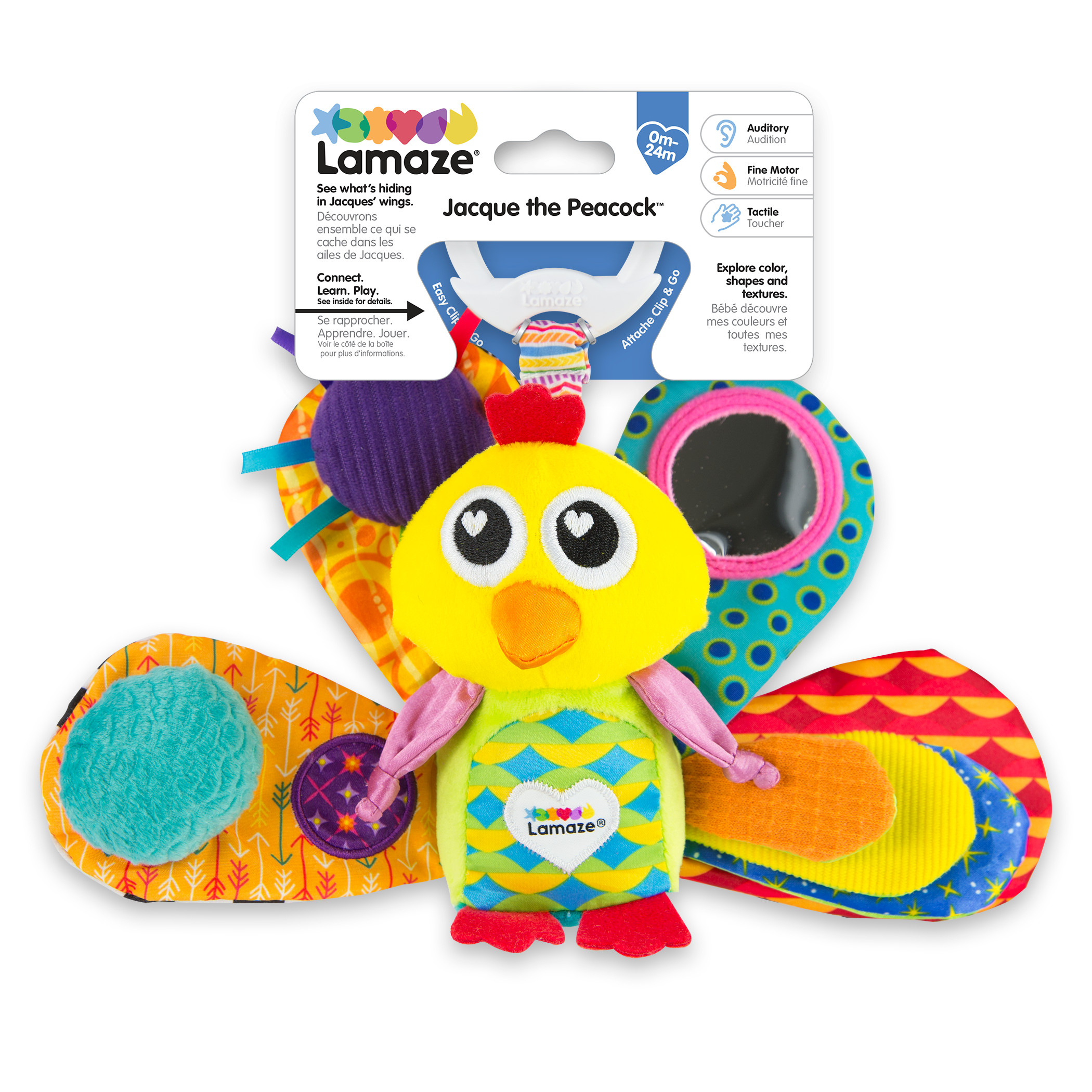 Игрушка Lamaze подвеска Павлин Жак с подвесом - фото 1
