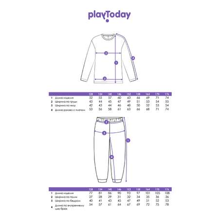 Лонгслив и брюки PlayToday