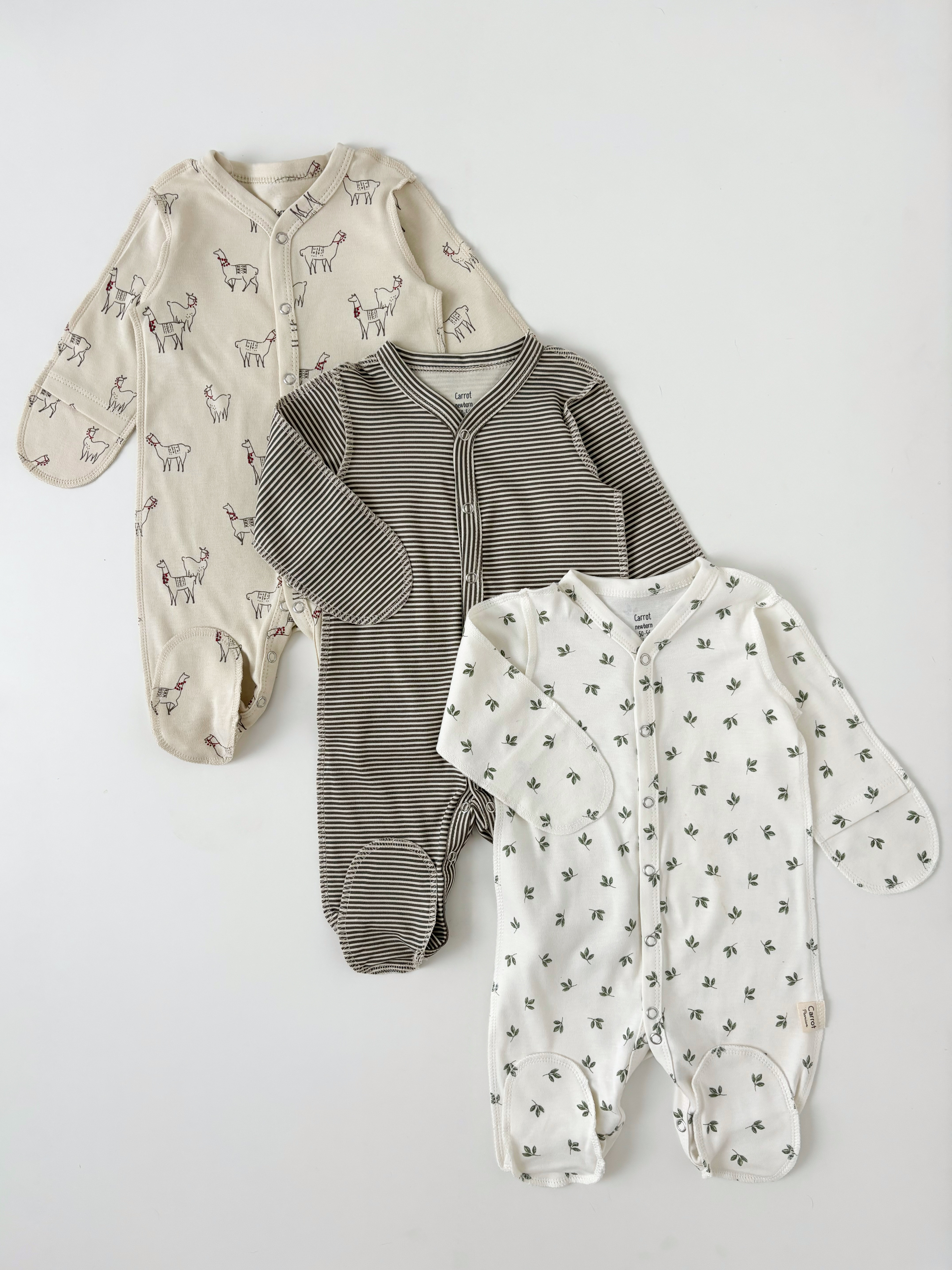 Комбинезон 3 шт Carrot 10002259ламы - фото 1