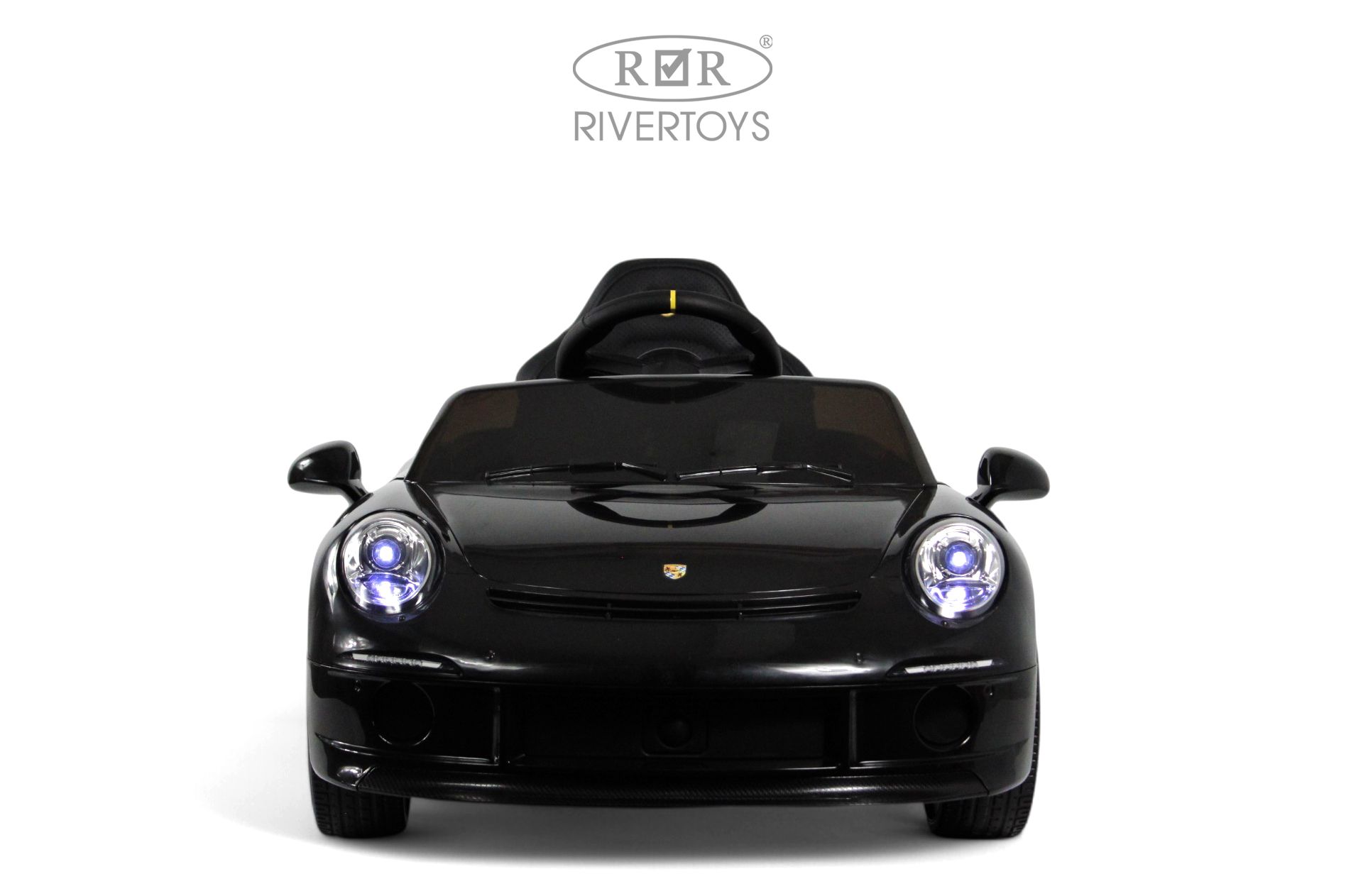 Электромобиль RIVERTOYS A444AA-RUF-BLACK С пультом ДУ - фото 1