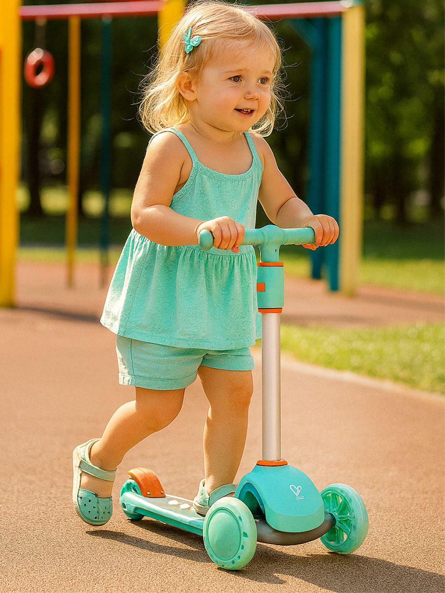 Городской самокат Hape трехколесный - фото 3