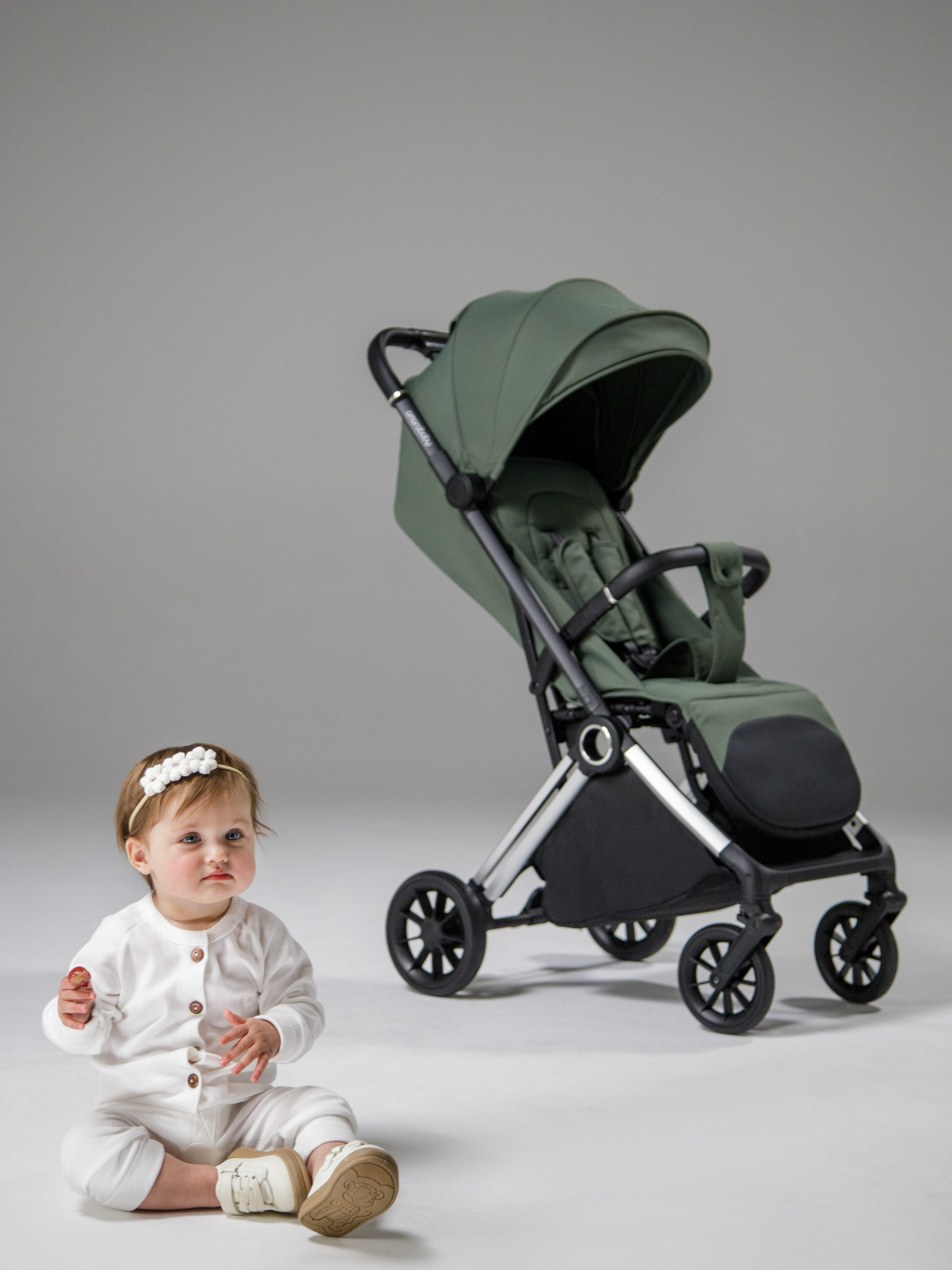 Коляска прогулочная Amarobaby Handy золотой - фото 24