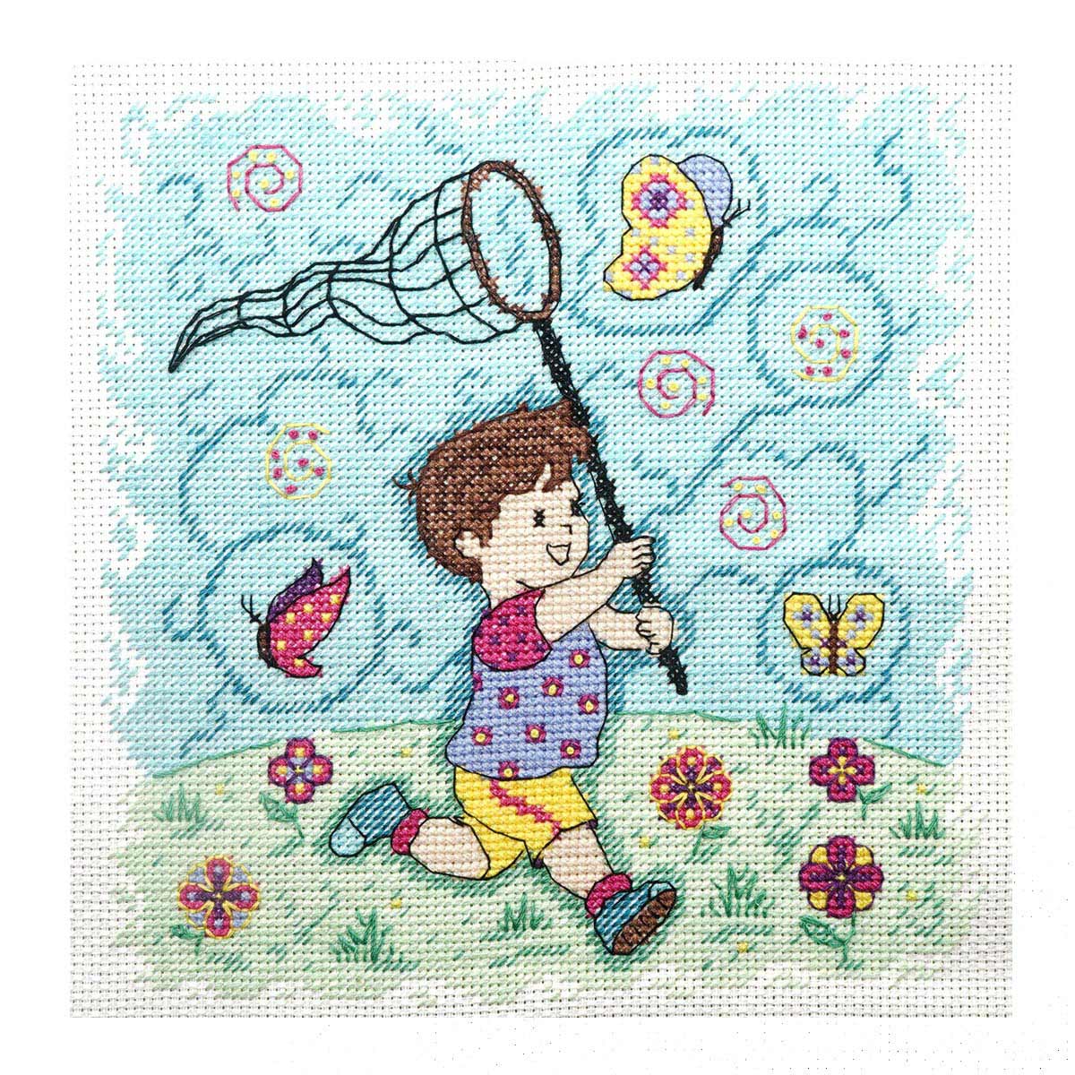 Набор для творчества Созвездие вышивание Бабочка - фото 2