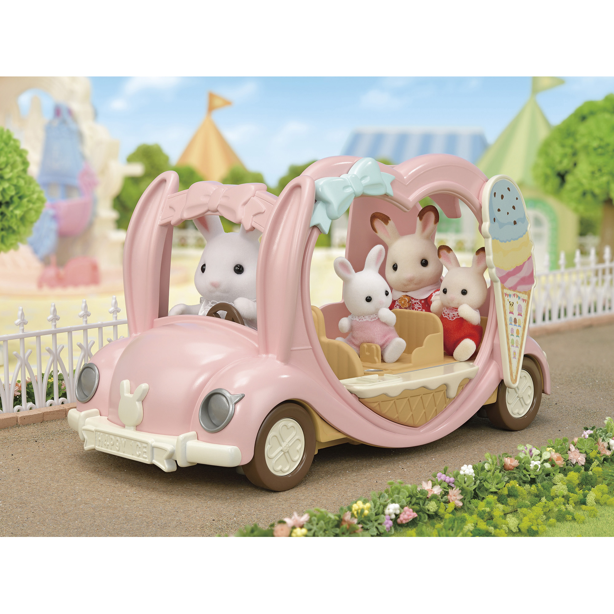 Игровой набор Sylvanian Families Фургончик с мороженым 5651 - фото 8