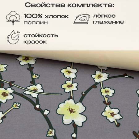 Комплект постельного белья BRAVO Дайси евро поплин
