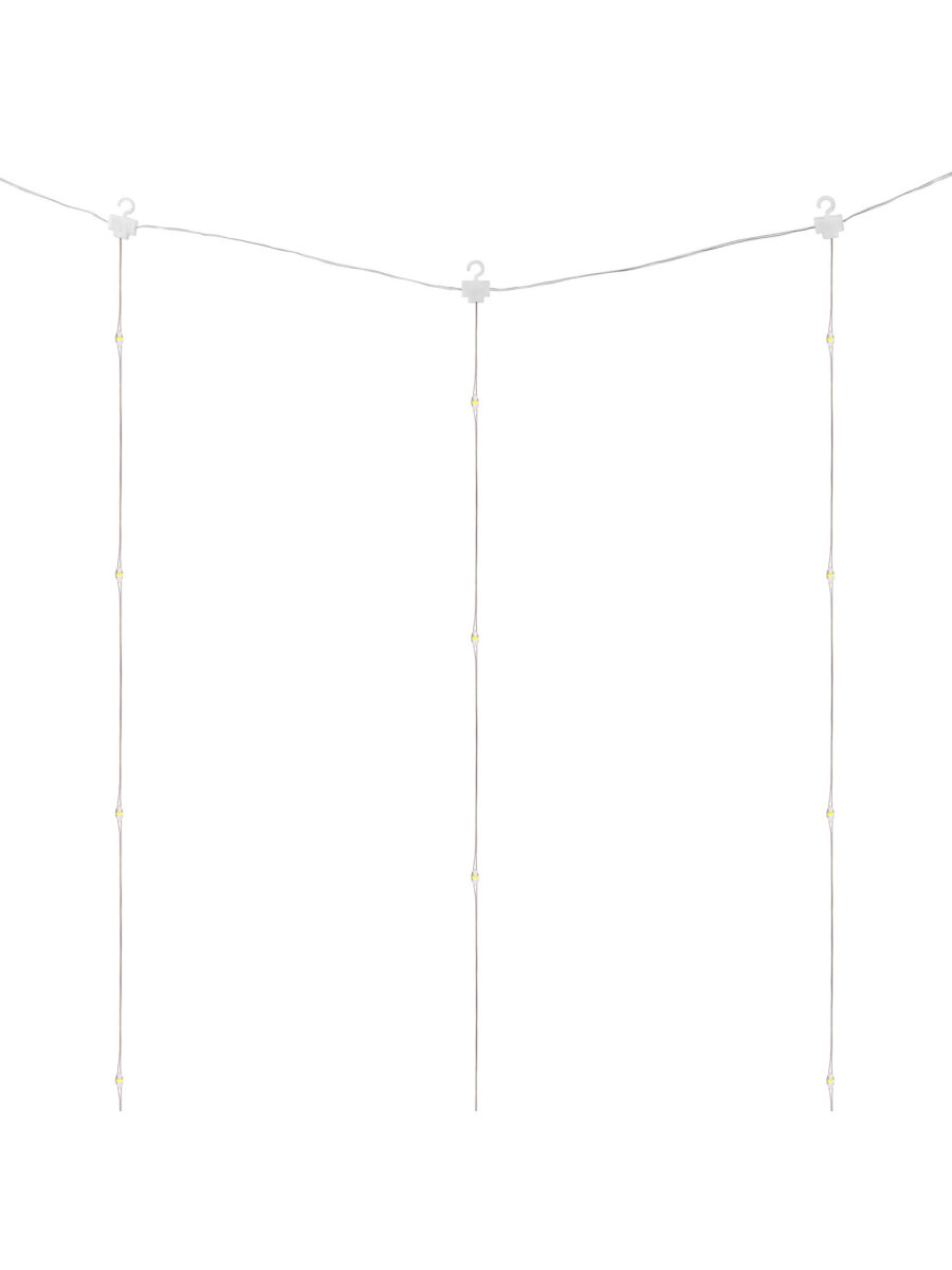 Гирлянда штора новогодняя Золотая сказка интерьерная для дома 3x3 м USB светодиодная - фото 12