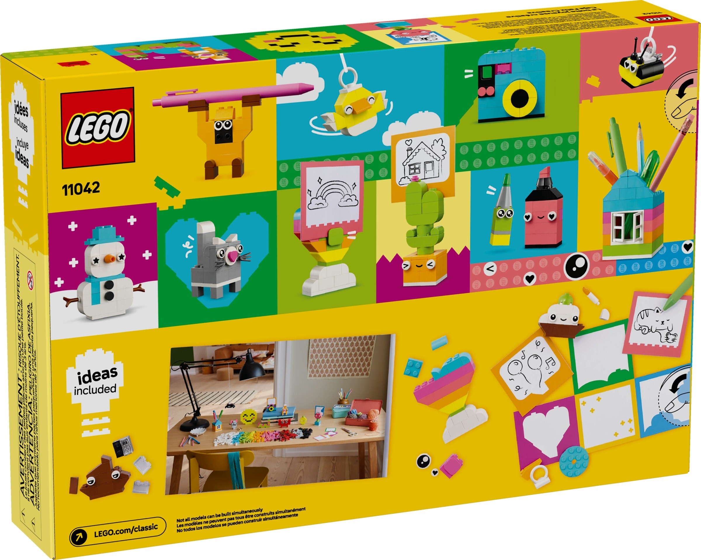 Изображение товара Конструктор LEGO Classic Творческая коробка счастья 1032 детали Изображение товара Конструктор LEGO Classic Творческая коробка счастья 1032 детали