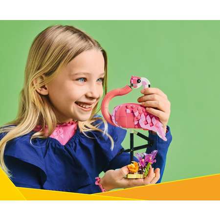 Конструктор LEGO Creator Розовый фламинго блочный