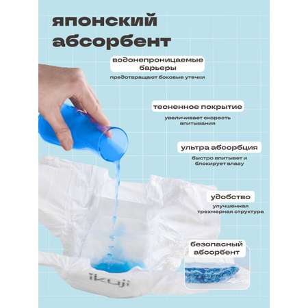 Трусики Ikuji (9-12кг) 90 шт.